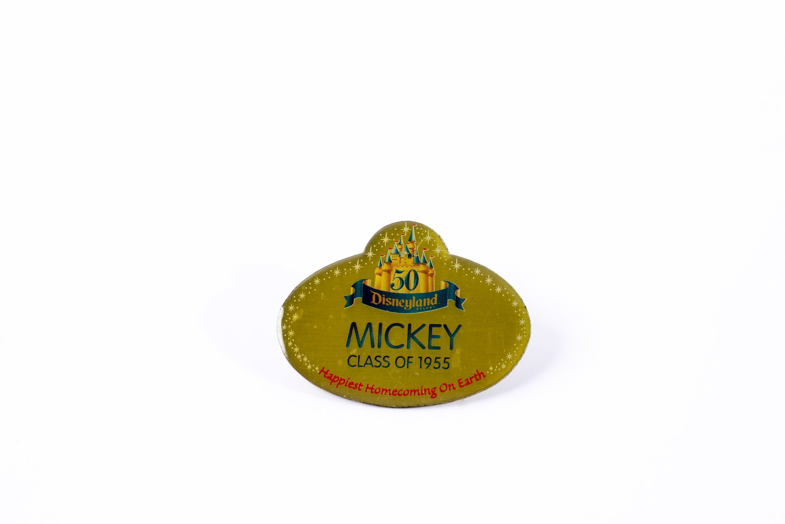 Disneyland Cast Exclusive “Class of 1955” Mickey Name Tag LE 3000 Pin (Disney, 2005). (1 of 2)