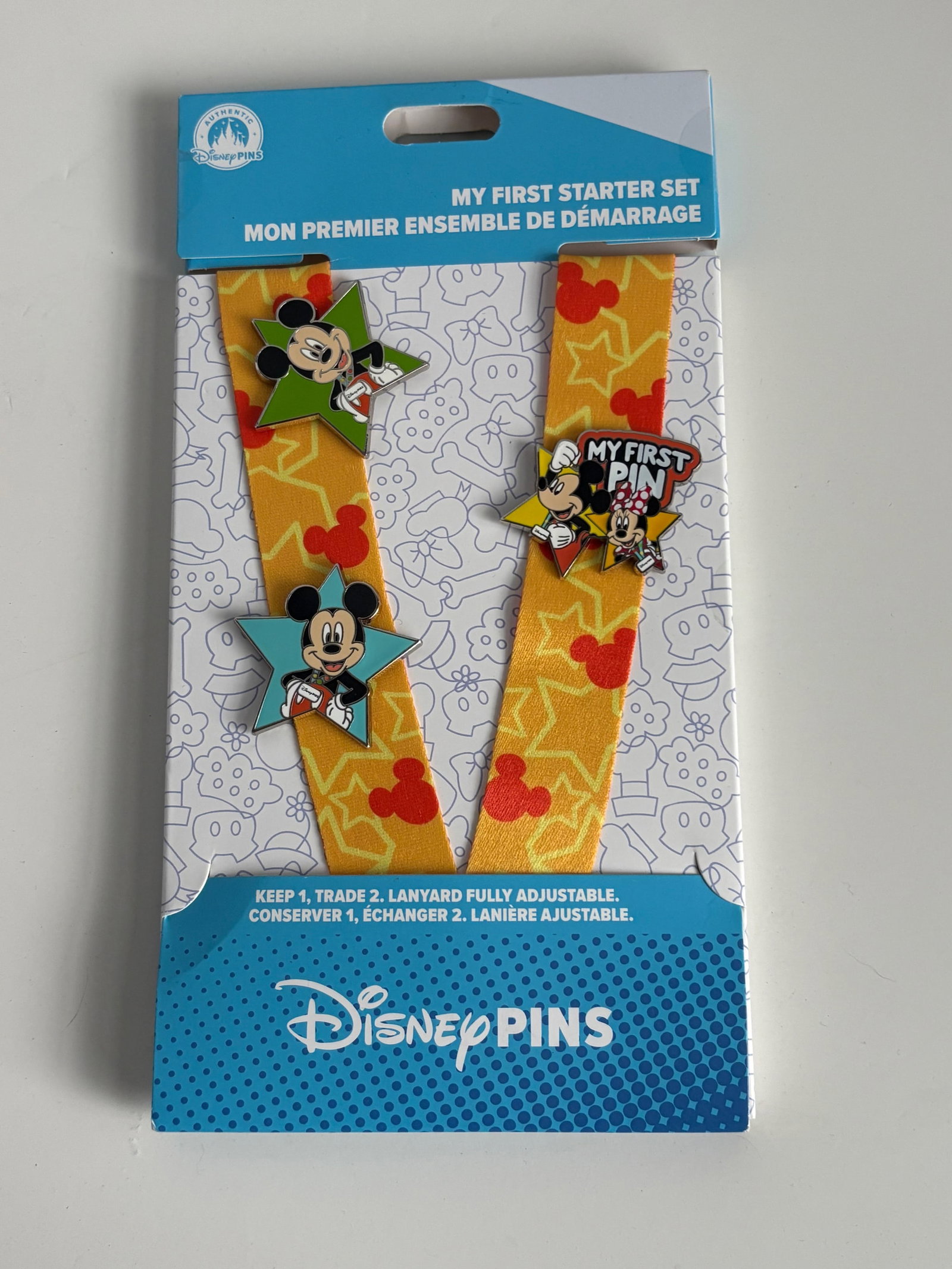 Disney Pins Mickey Mouse “My First Starter Set” (2025). (1 of 2)