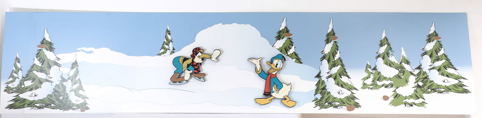 Disneyland - Mickey & Minnie’s Tree Farm Winter Season Store Display Panel #2 (2009) (1 of 8)