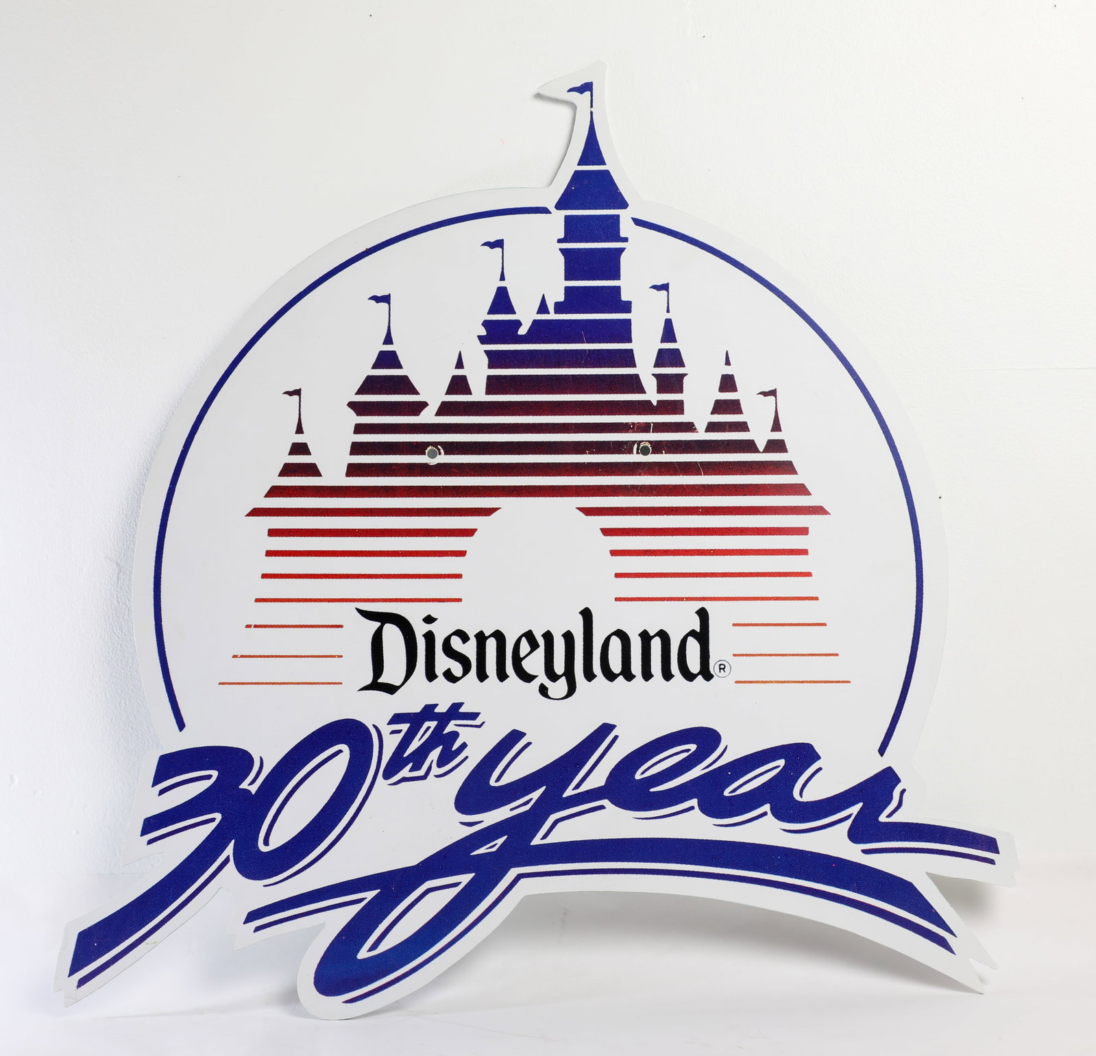 Disneyland - 30th Anniversary Logo Plaque (1985-1986). (1 of 5)