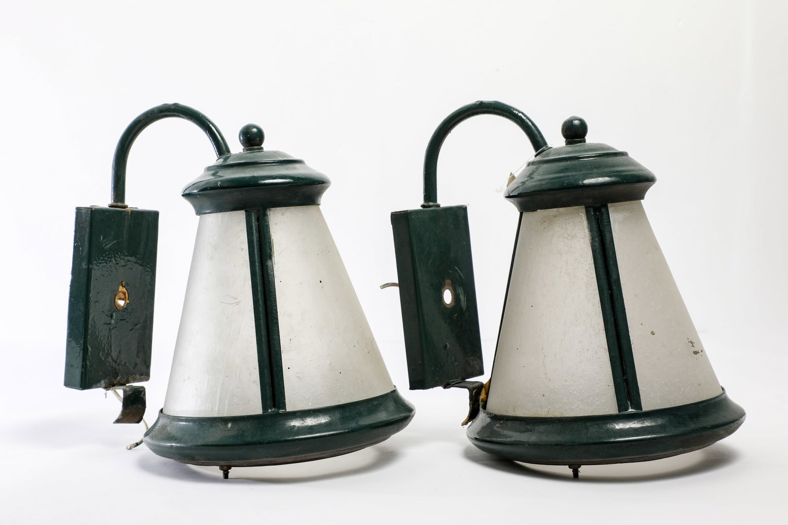 Disneyland Resort - Pair of Backstage Main Street Wall Sconce Lamps (2010s): “And at last I see the light…” This pair of whimsical wall sconce lamps illuminated magical backstage areas of Main Street U.S.A. at Disneyland Resort! With the increased opportunity of gues