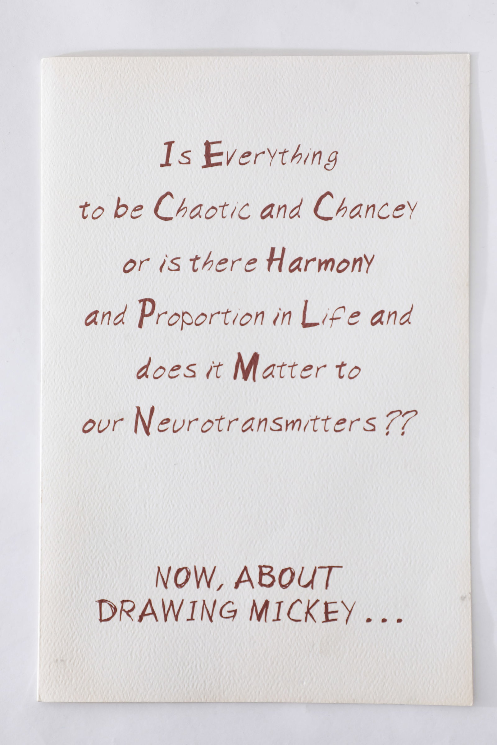 RARE Walt Disney Imagineering Greeting Card Designed by John Hench (Walt Disney, c.1990s). (1 of 6)