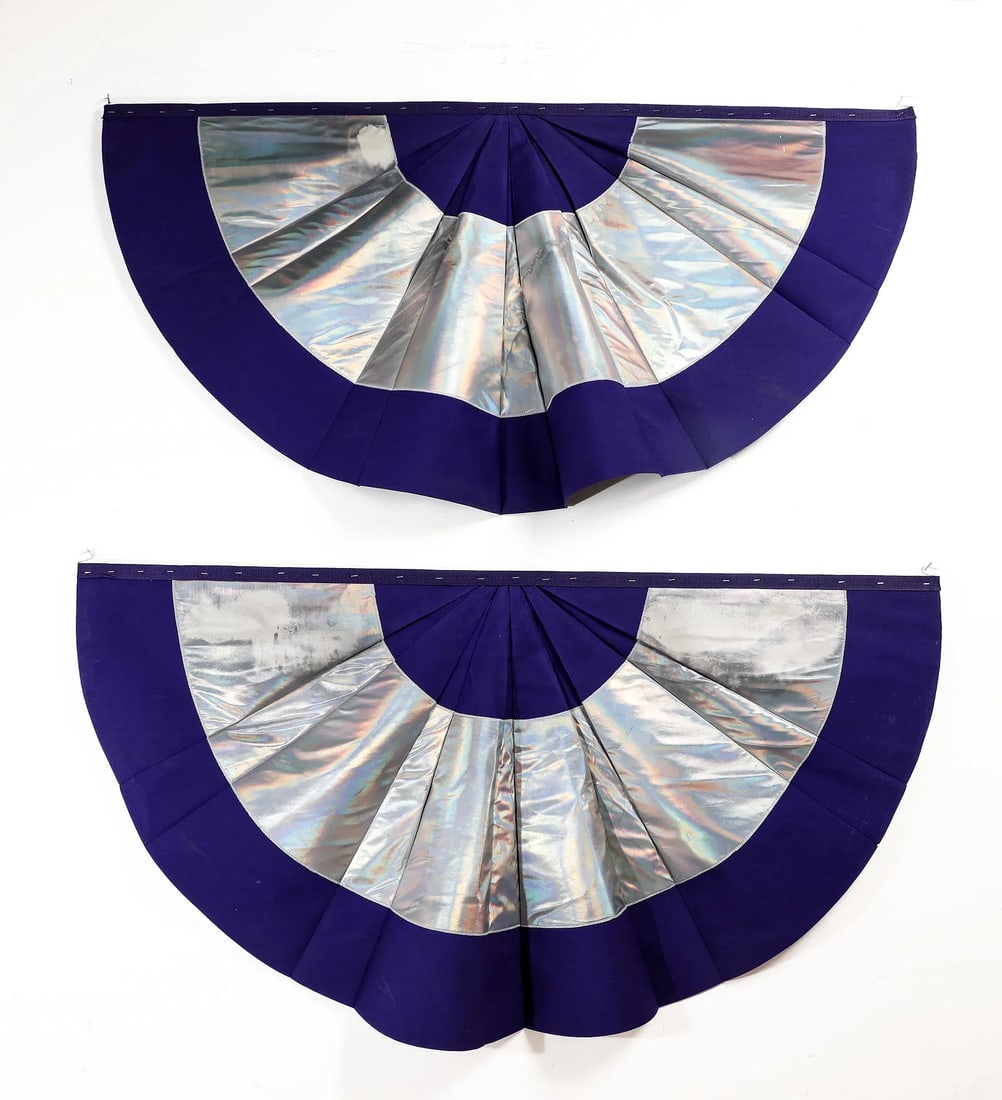 Disneyland - Pair of “Disney 100” Park-Used Decorative Bunting (2023-2024). (1 of 6)