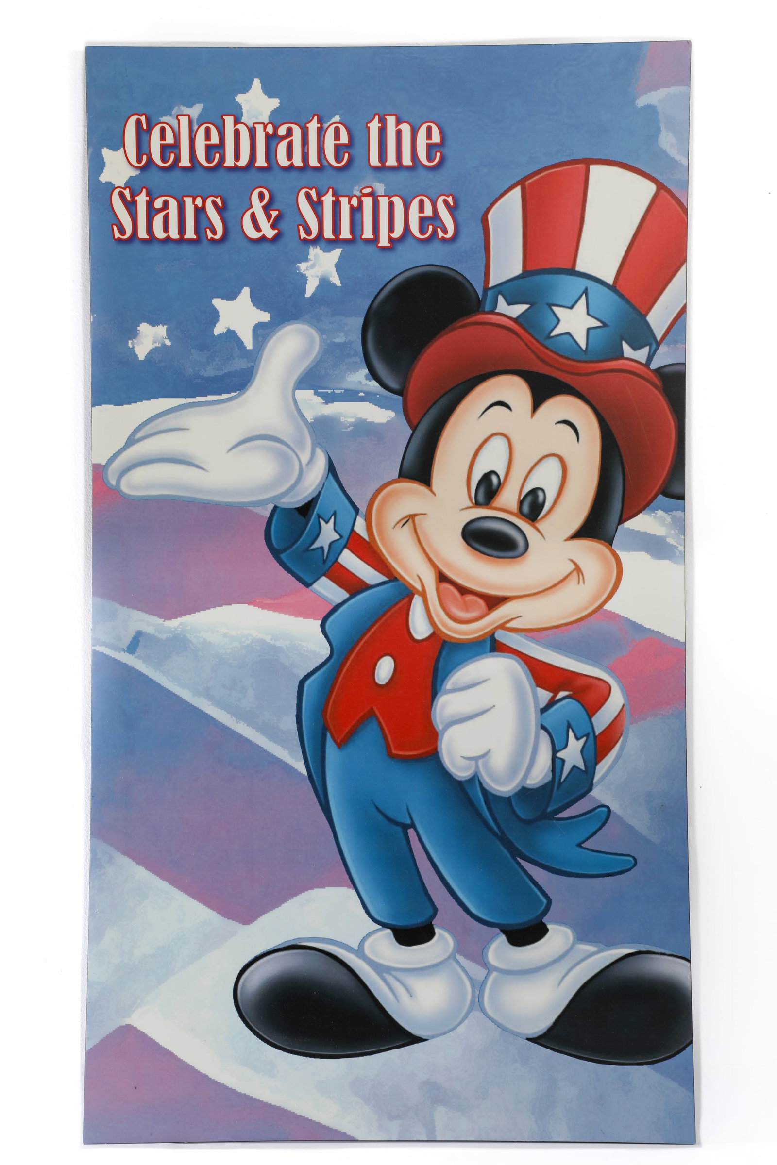 Disneyland - Mickey Mouse July 4th “Celebrate the Stars & Stripes” Sign Plaque (2024). (1 of 3)