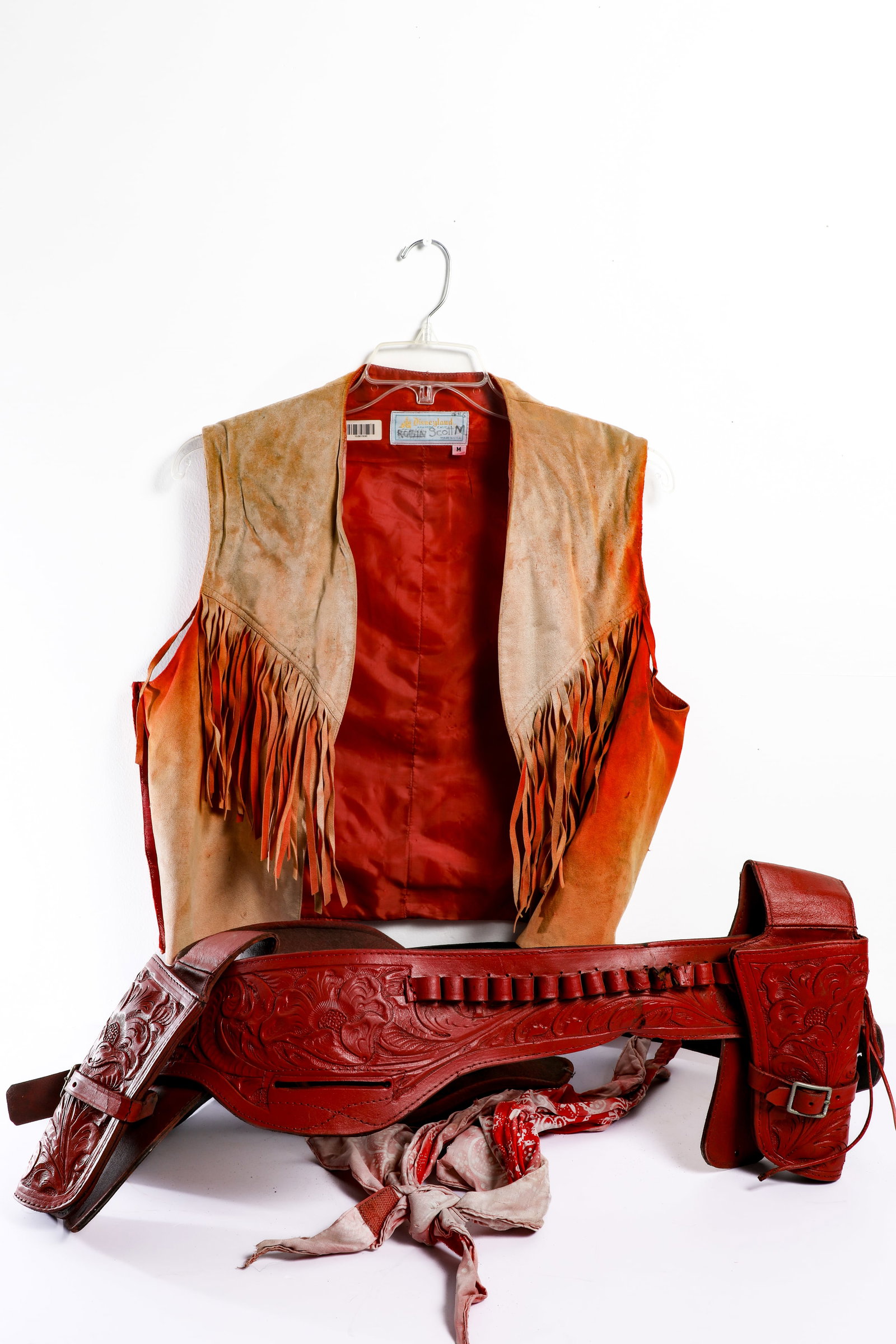 Disneyland - Frontierland & Golden Horseshoe Revue Costume Lot #2 (1980s-1990s): This collection of costume accessories clothed a colorful character that the Golden Horseshoe Jamboree in Frontierland at Disneyland! After the original Golden Horseshoe revue ended its record-breakin