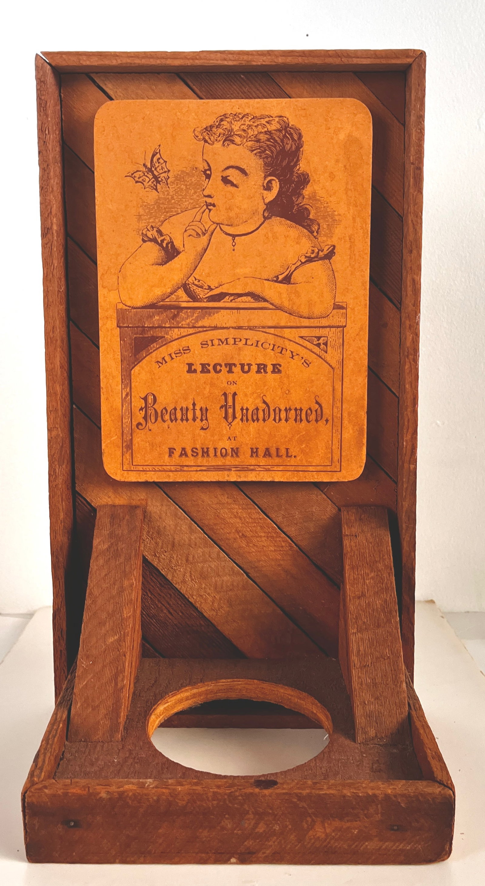 Disneyland - Frontierland Merchandise Shop Prop (2000s): “Here, we experienced the story of our country’s past… the colorful drama of Frontier America.” This old west beauty product display prop decorated an upper shelf of a merchandise shop in 
