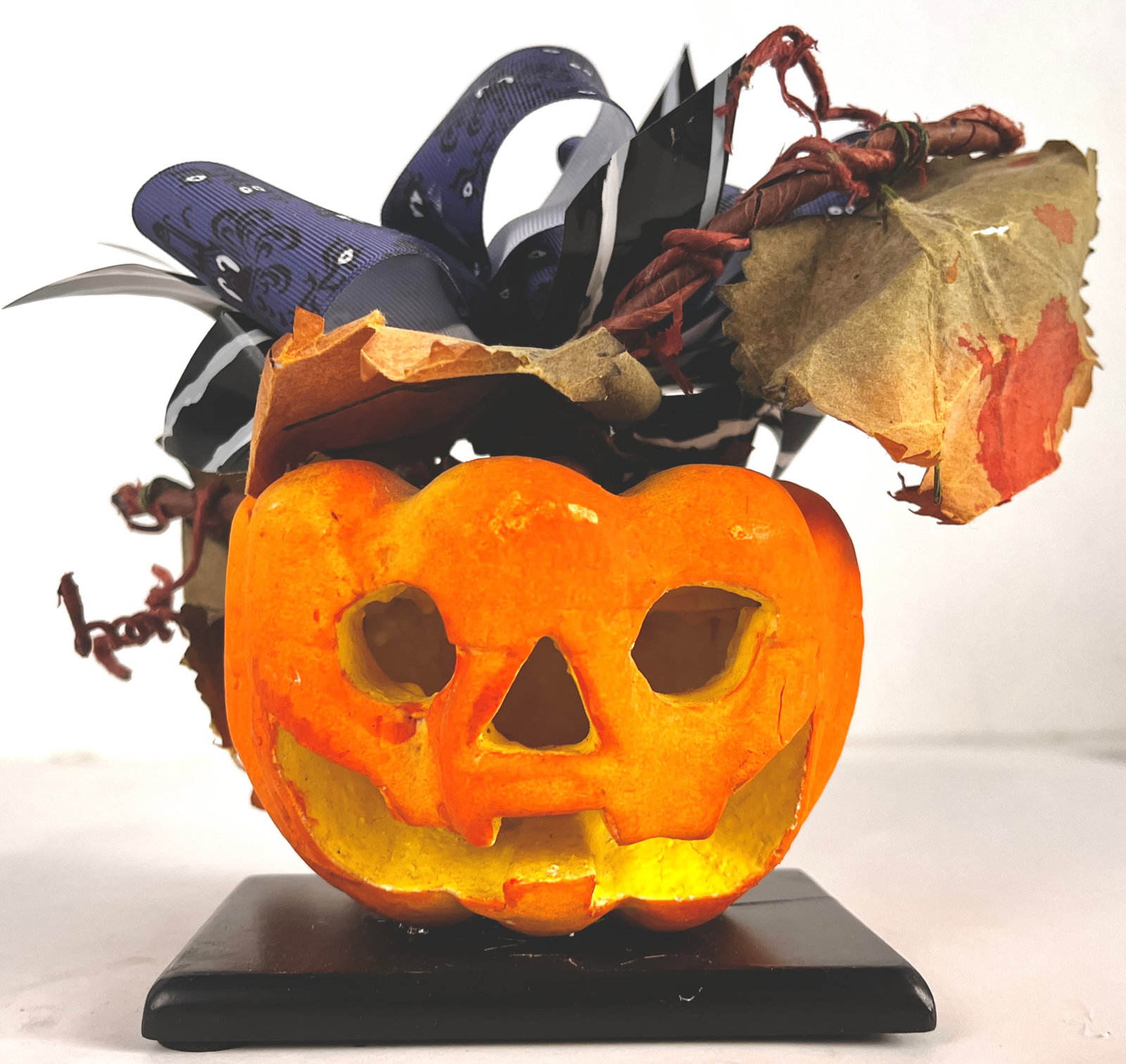 Haunted Mansion Holiday Jack-o-Lantern Pumpkin Prop (2000s) (1 of 5)
