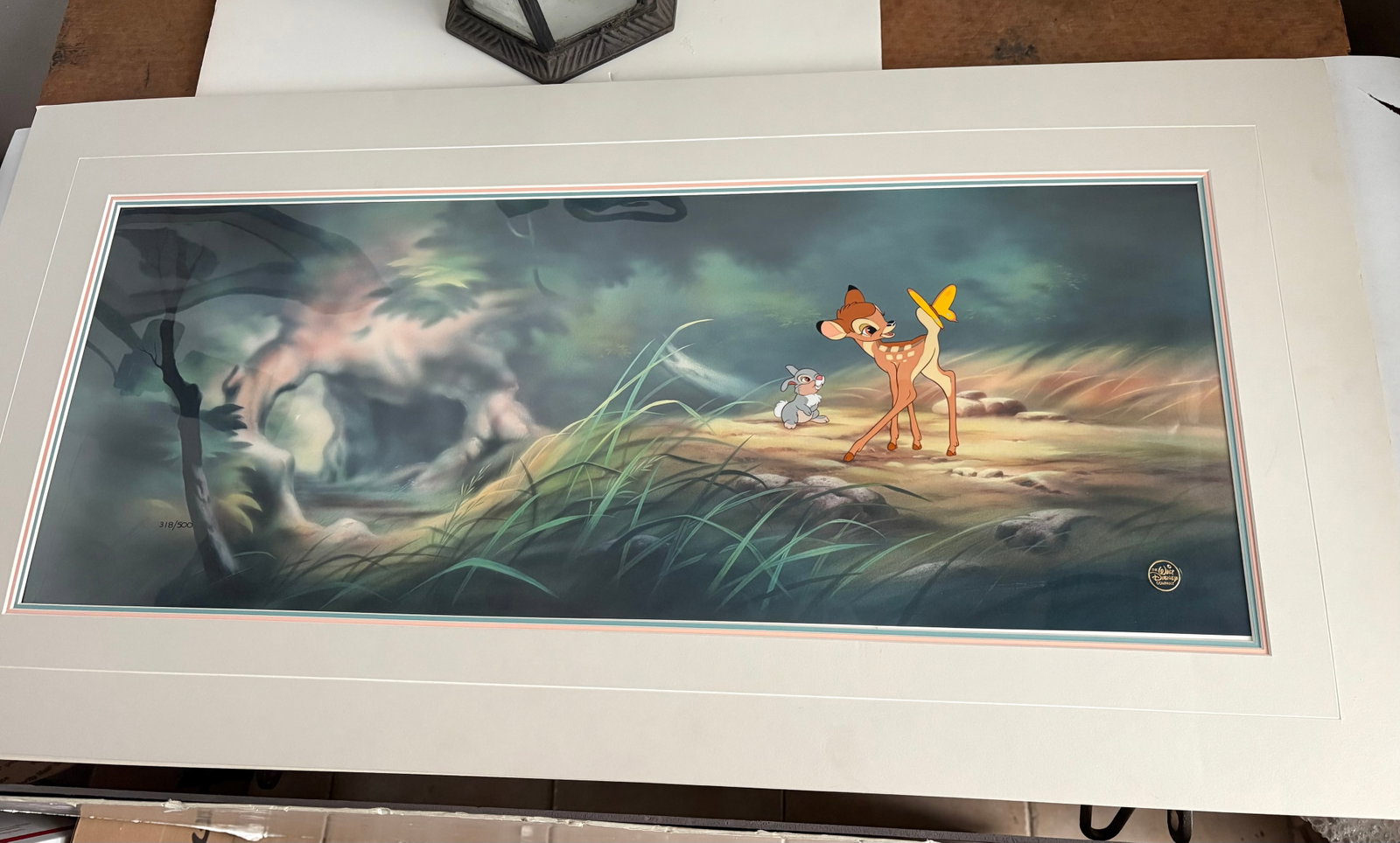 “Bambi and Thumper” LE Animation Cel 318/500 (Disney, 1992) (1 of 9)