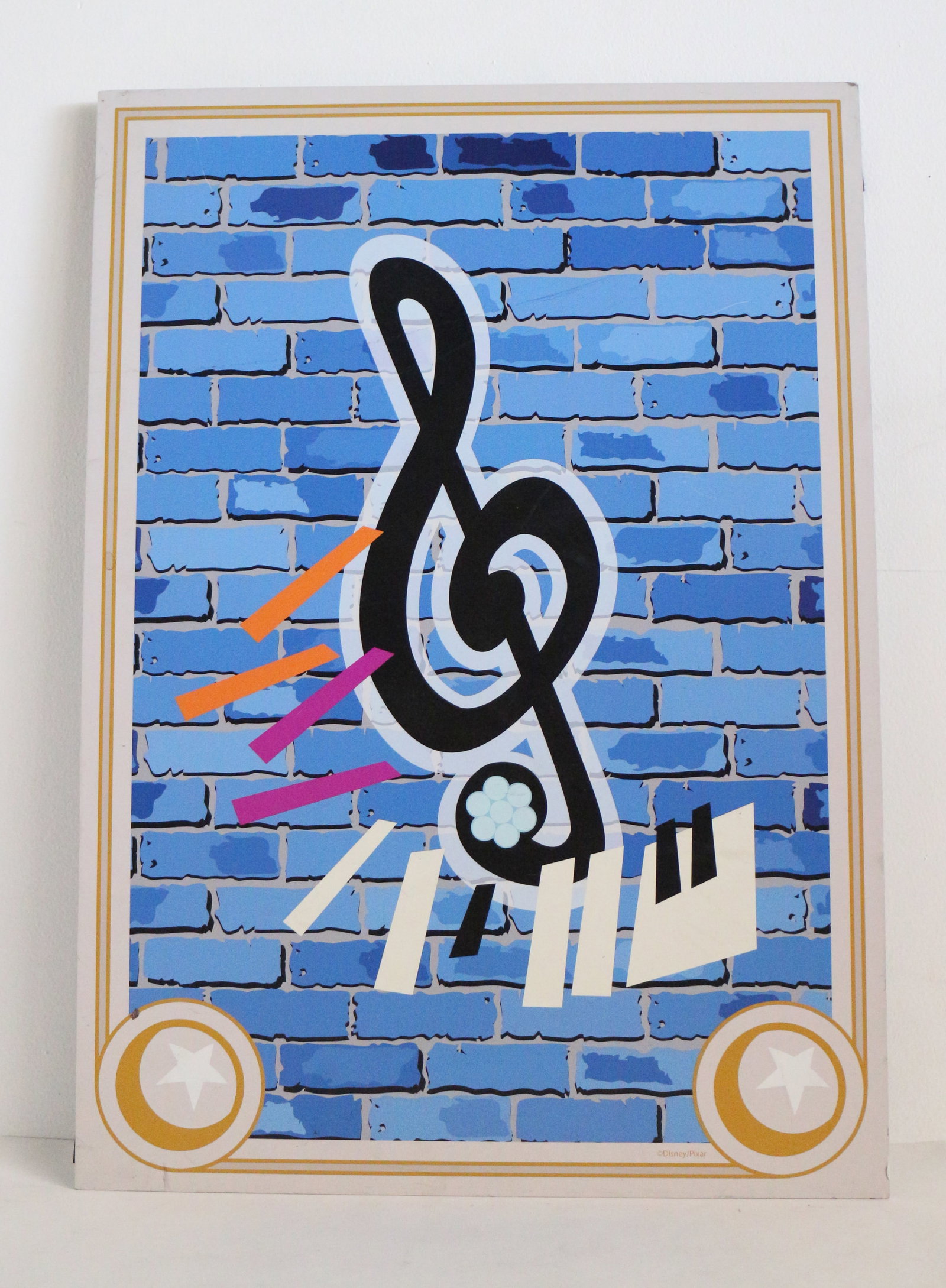 Disney California Adventure - Soul “Treble & Piano” Display Plaque (2020) (1 of 2)