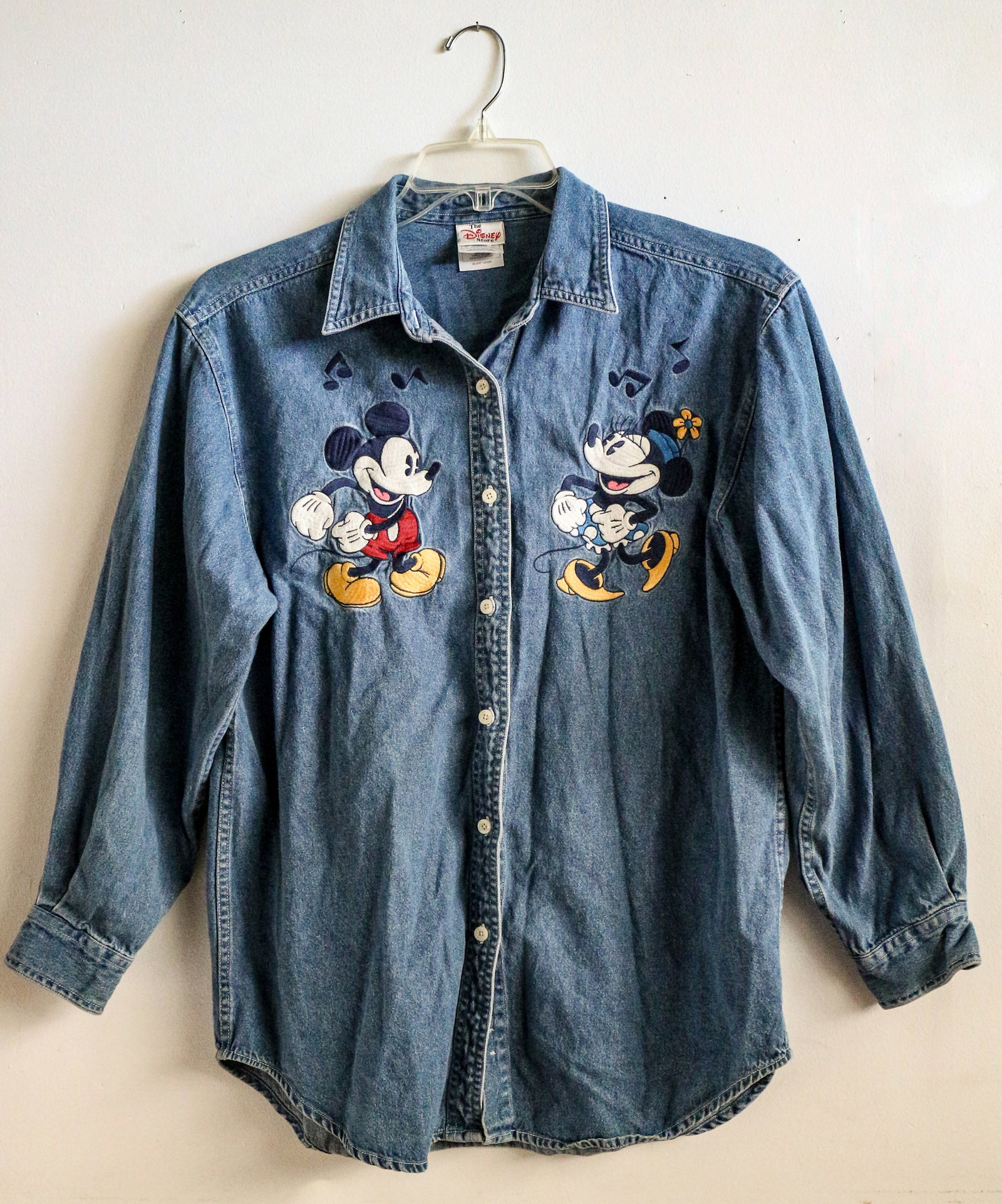 Early Disney Store Exclusive - Mickey & Minnie Women’s Denim Shirt (1990s) (1 of 7)