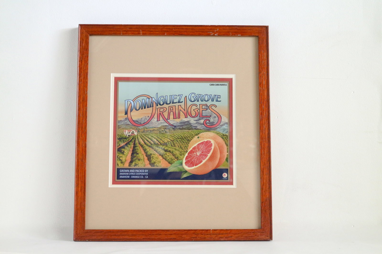 Disney’s Grand Californian Hotel - “Dominguez Grove Oranges” Decorative Print: This “Dominguez Grove Oranges” print embellished the storytelling and complimented the Craftsman-style elegance of rooms and suites in Disney’s Grand Californian Hotel & Spa at Disneyland Re