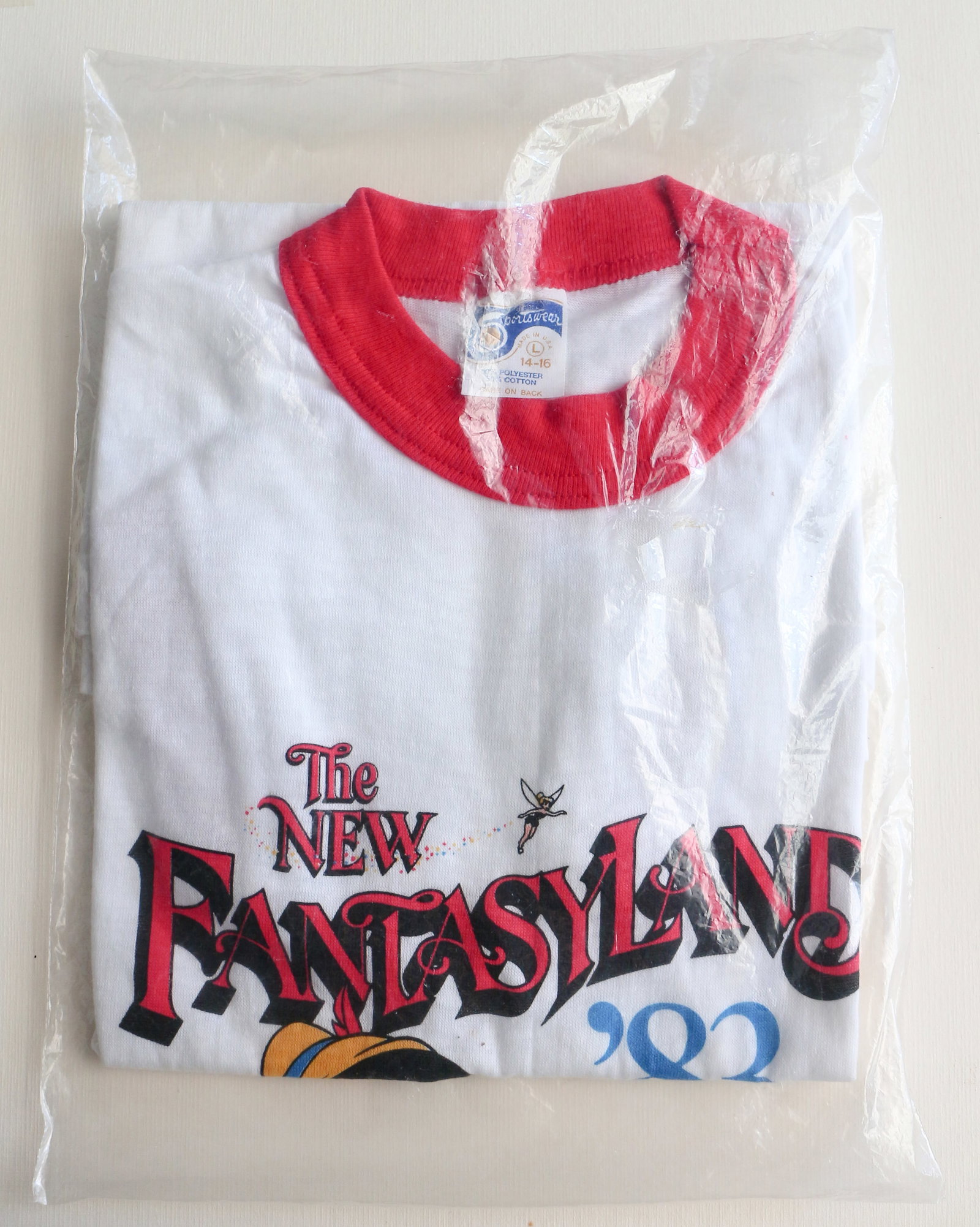 Vintage Disneyland “New Fantasyland” Souvenir T-Shirt (1983) (1 of 4)