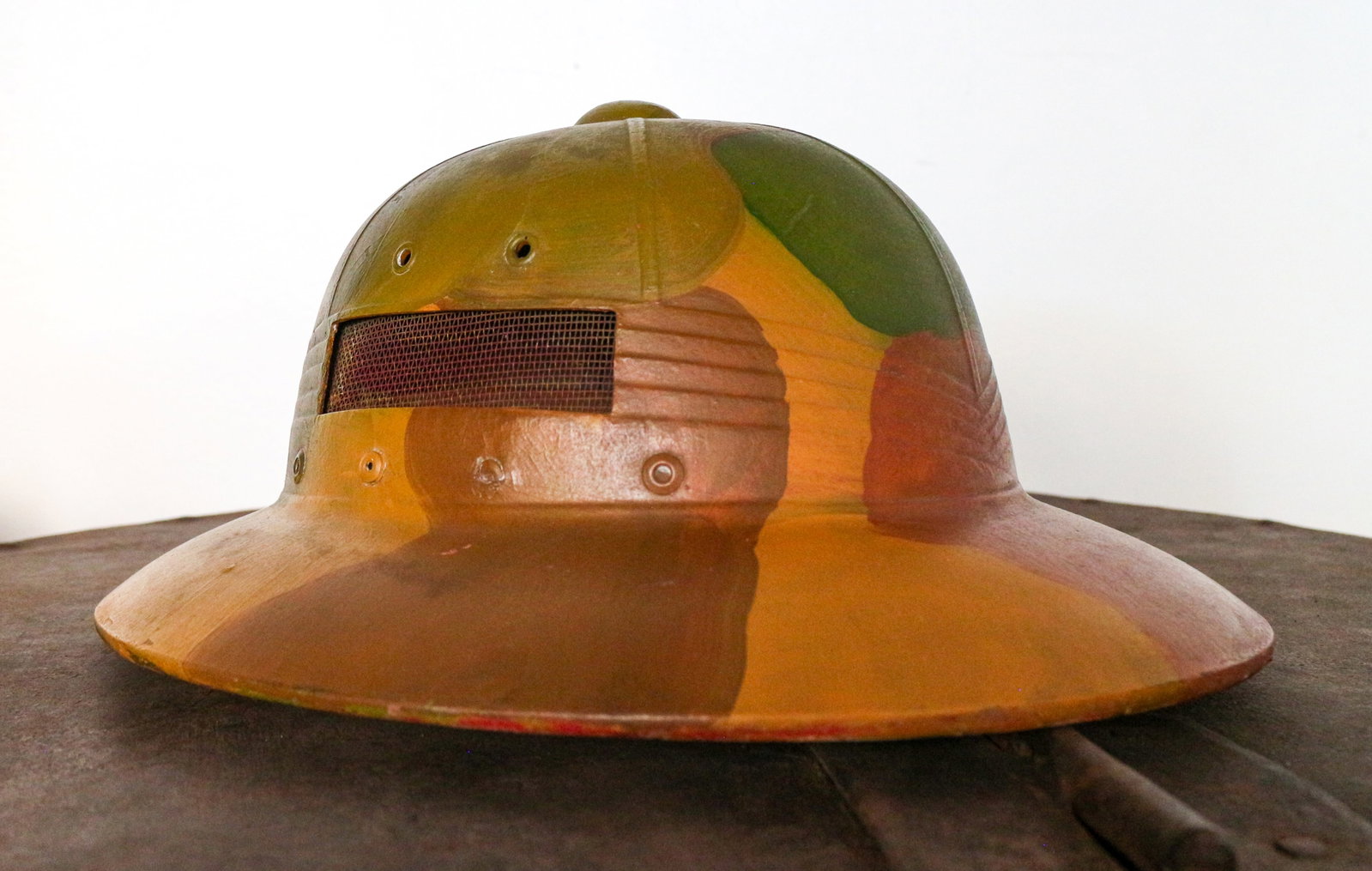 Disneyland Jungle Cruise Pith Helmet Prop (1980s-1990s): “But, we’re not out of danger yet… look… giant gorillas!” This pith helmet prop was among those modeled by a wild gorilla in the last outpost of civilization, nearby the rivers of the wo