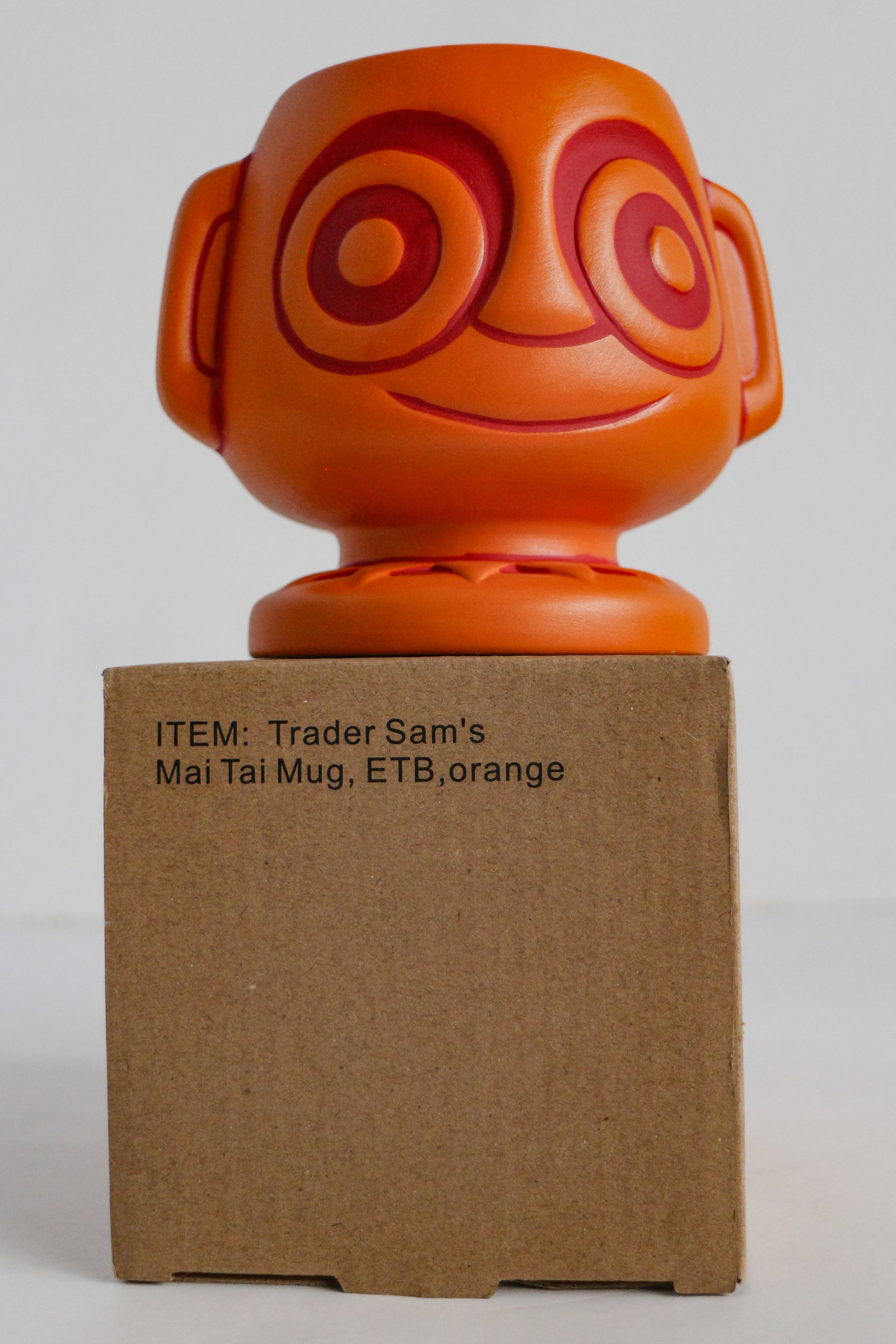 Disneyland - RETIRED Trader Sam's - Hippopotami Mai Tai Mug (Orange) 4th Ed. (2023) (1 of 5)