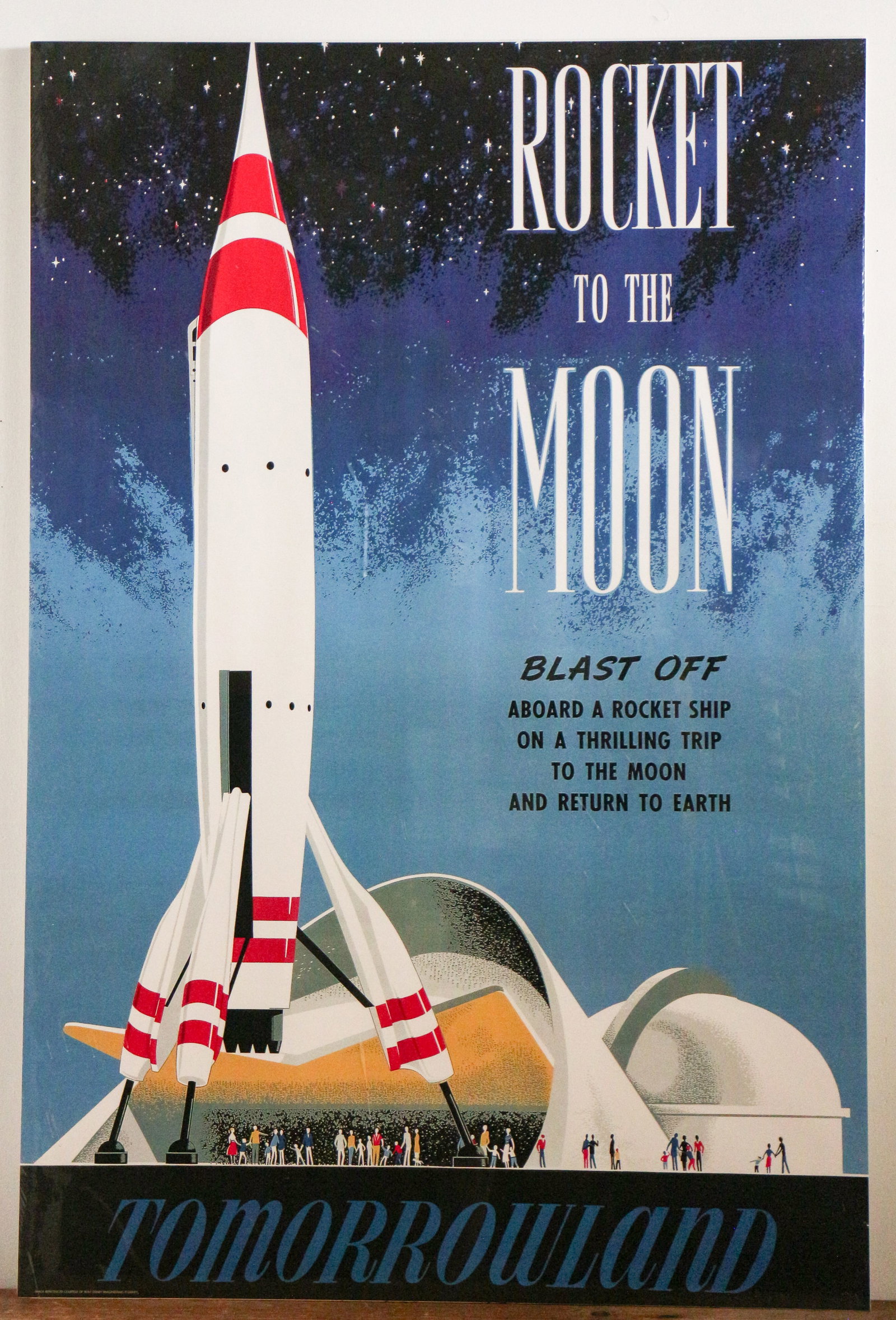 Disneyland - Disney Gallery Rocket to the Moon Attraction Poster Print (Disney, 1990s - 2000s) (1 of 3)