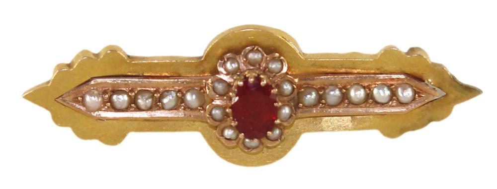 Corvasier Historismusbrosche.: Paris um 1870. Broschierung gestempelt Adlerkopf für 18k. 750 Gelbgold u. Rautenmarke E Anker u. C für Edouard Corvasier. Produzierte von ca. 1863 bis 1880. Mitunter auch mit Ernest Compere.