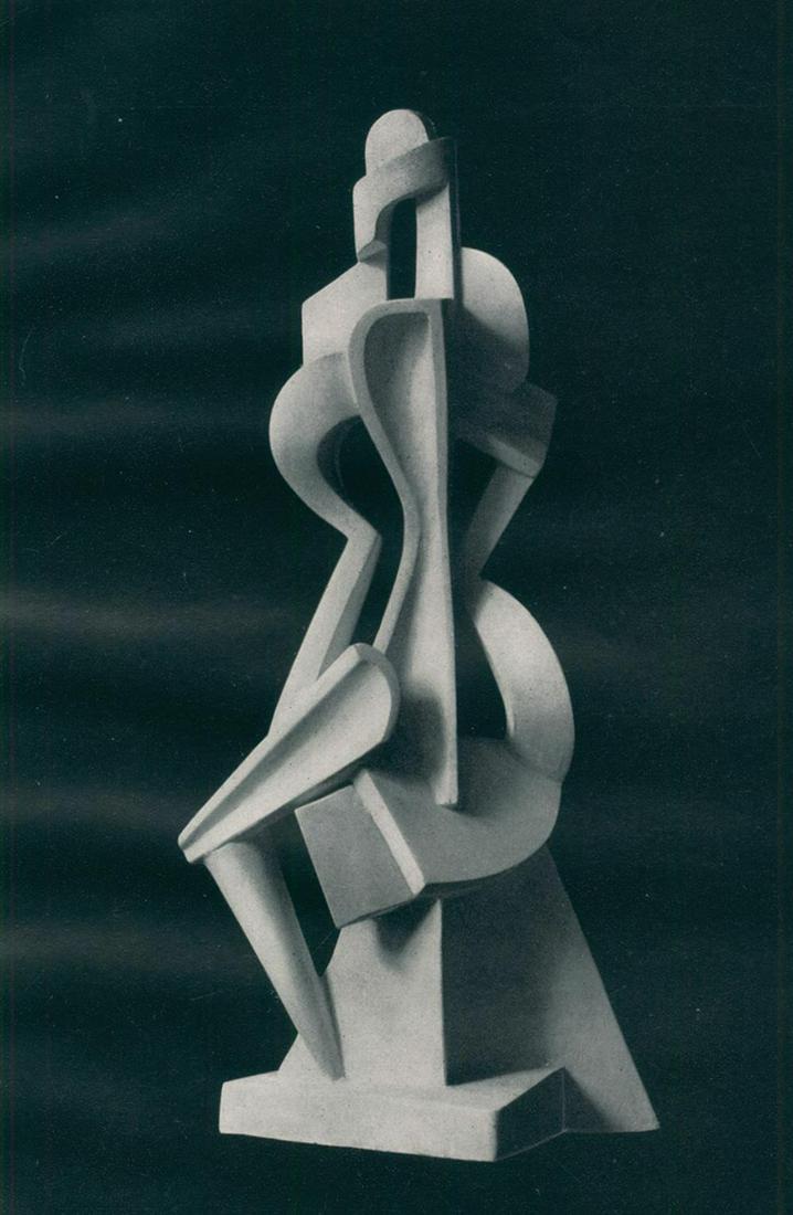 Hildebrandt,H.: Alexander Archipenko. Bln.-Schöneberg, Ukrainske Slowo 1923. 4°. Mit 1 Portrait, 1 Farbtaf. u. 65 Abb. auf Tafels. 16 S., 2 Bl. Ohlwd. (Tls. berieb. u. etw. lichtrandig). Dabei: Robert Filll