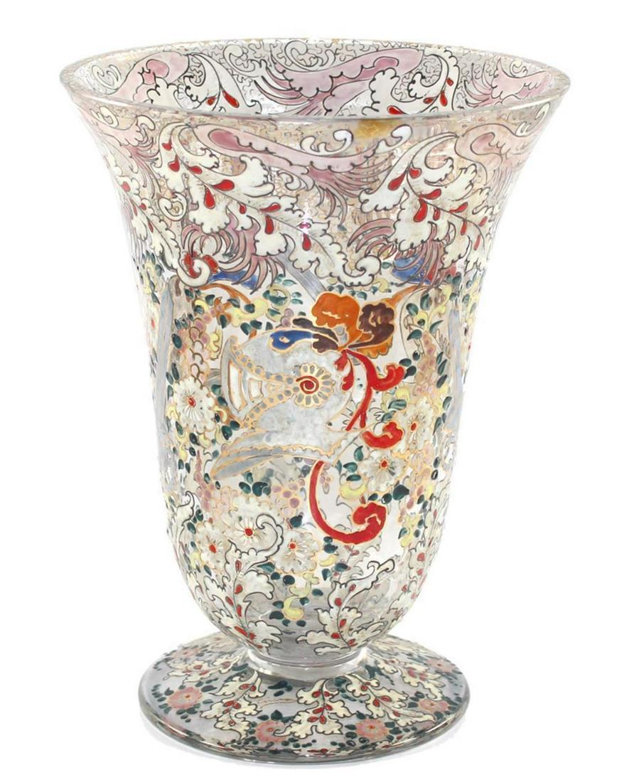 Historismus Glasvase (1 of 1)