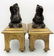 Antique French Figural Chenets Egyptian Revival