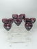Cut to Clear Purple Wine Goblet Set of 12 - 2