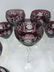 Cut to Clear Purple Wine Goblet Set of 12 - 3