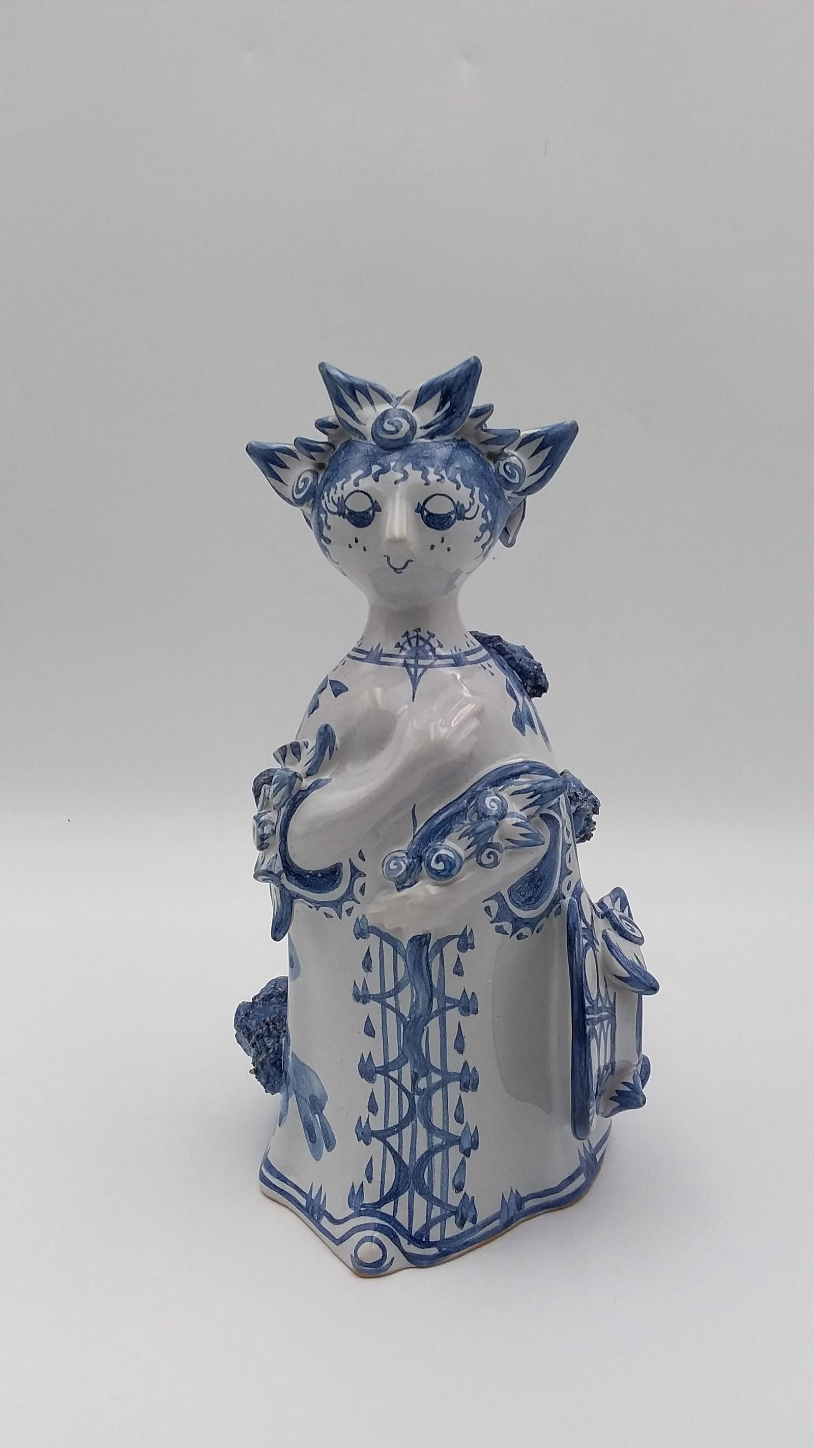Mid Century Bjorn Wiindblad Aunt Ella Sculpture #M11: Aunt Ella Sculpture #M11 by Bjorn Wiindblad Signed & Numbered - see photos. Measures Approximately: 8.75" tall x 5" Wide