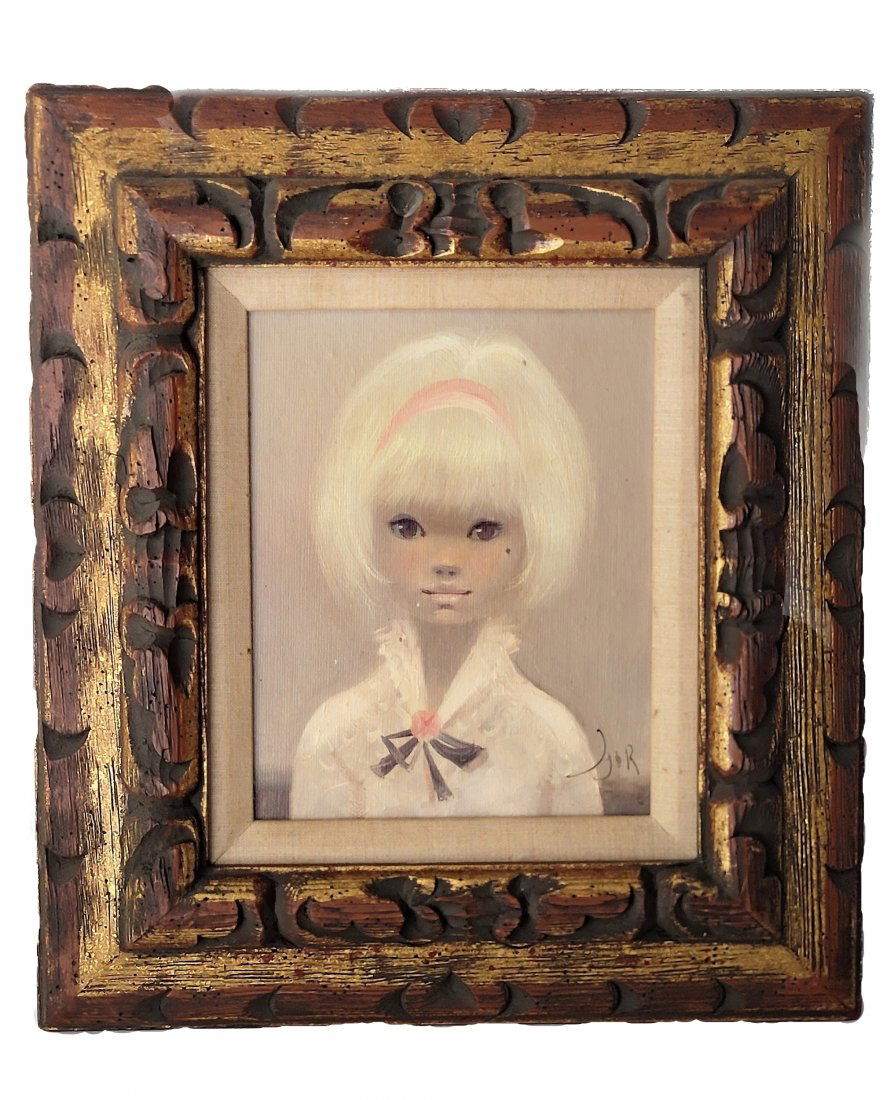 Igor Pantuhoff (1911-1972) Russian Oil on Board: Igor Pantuhoff (1911-1972) Russian Oil on Board Portrait of a Girl. Visible Image approximately 7.5 inches wide x 9.5 inches tall, frame 16 inches wide x 18 inches tall. Free pick-up at our warehouse.