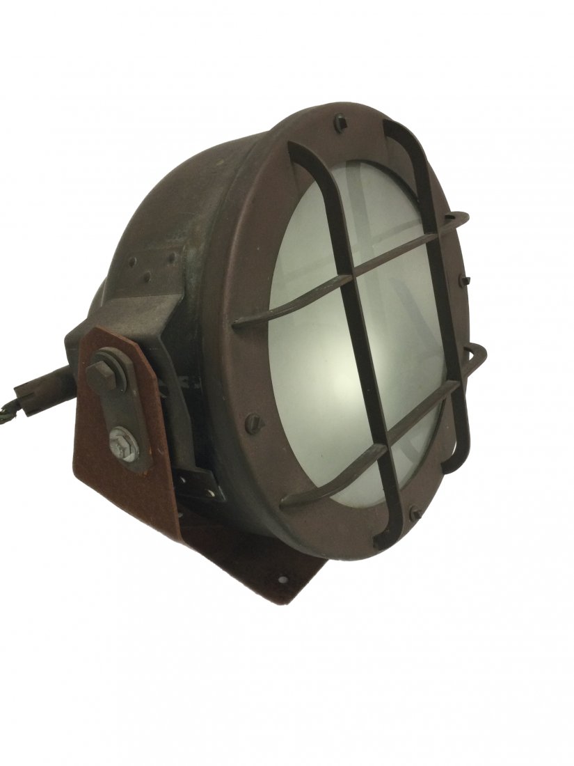 Antique Brass Nautical Spotlight (1 of 6)