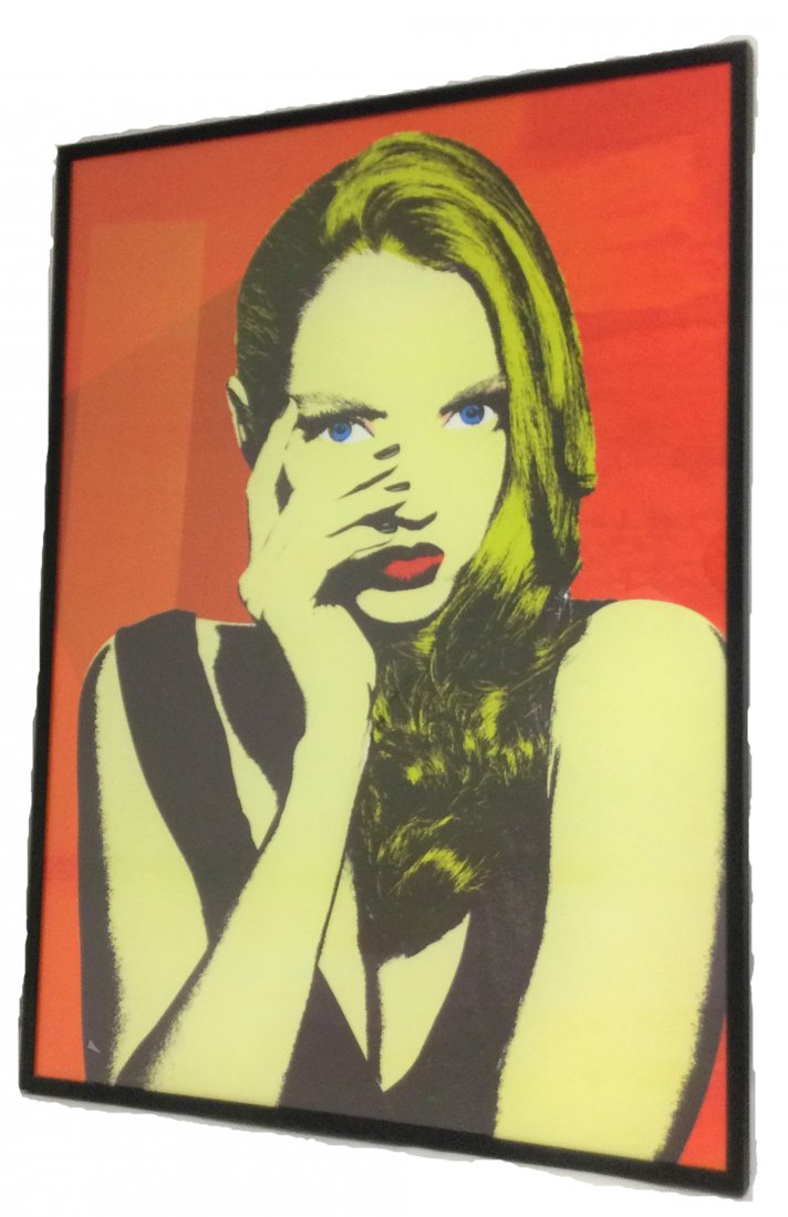 Silk Screen Print By Jay Bowm (American) Claudia From (1 of 6)