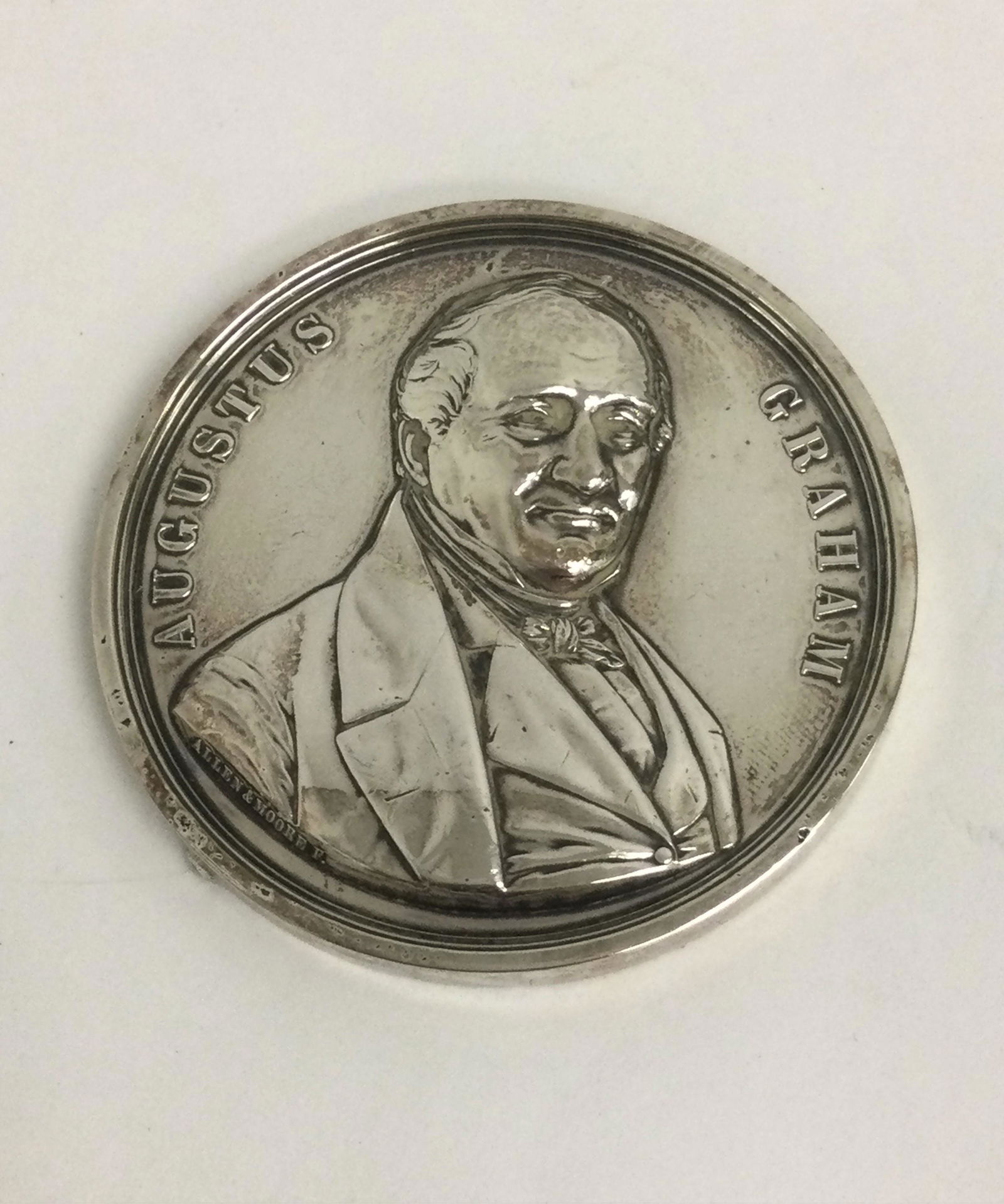 1900 Philatelic Exhibition Sterling Silver Medal (1 of 3)