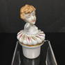 Vintage Porcelain Female Bust Tricked Box