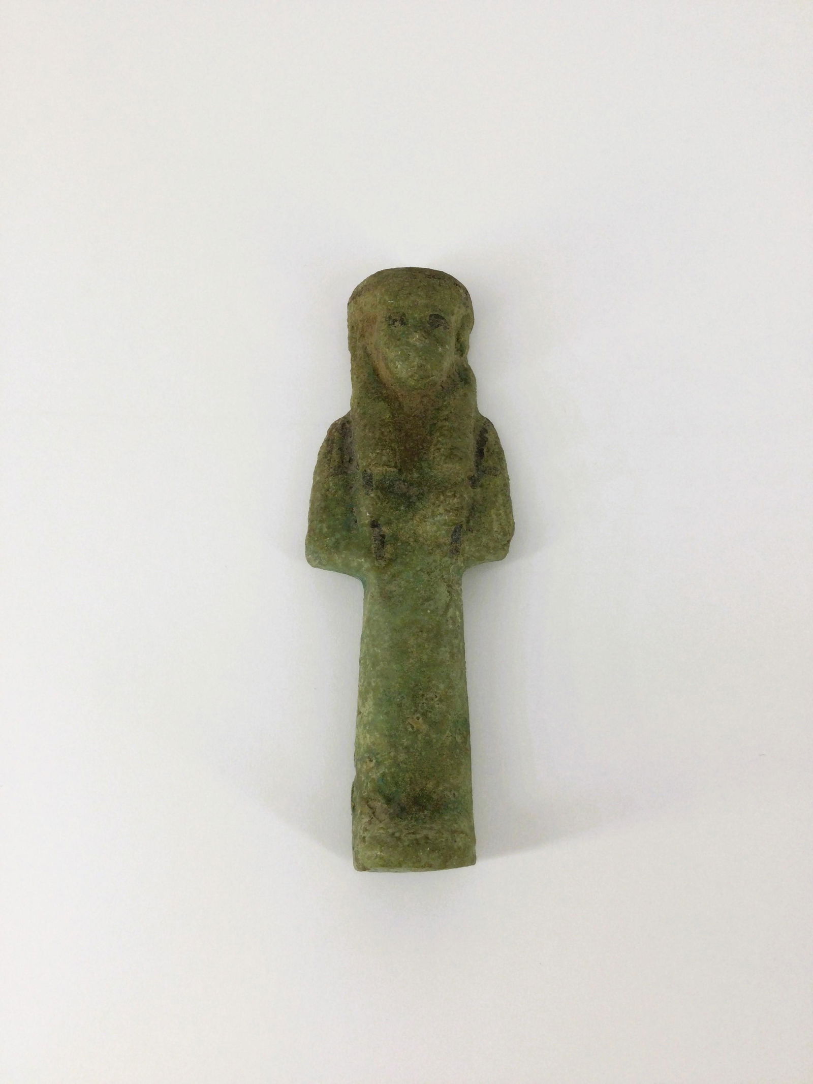 Ancient Egyptian Green and Blue Glazed Shabti (1 of 7)