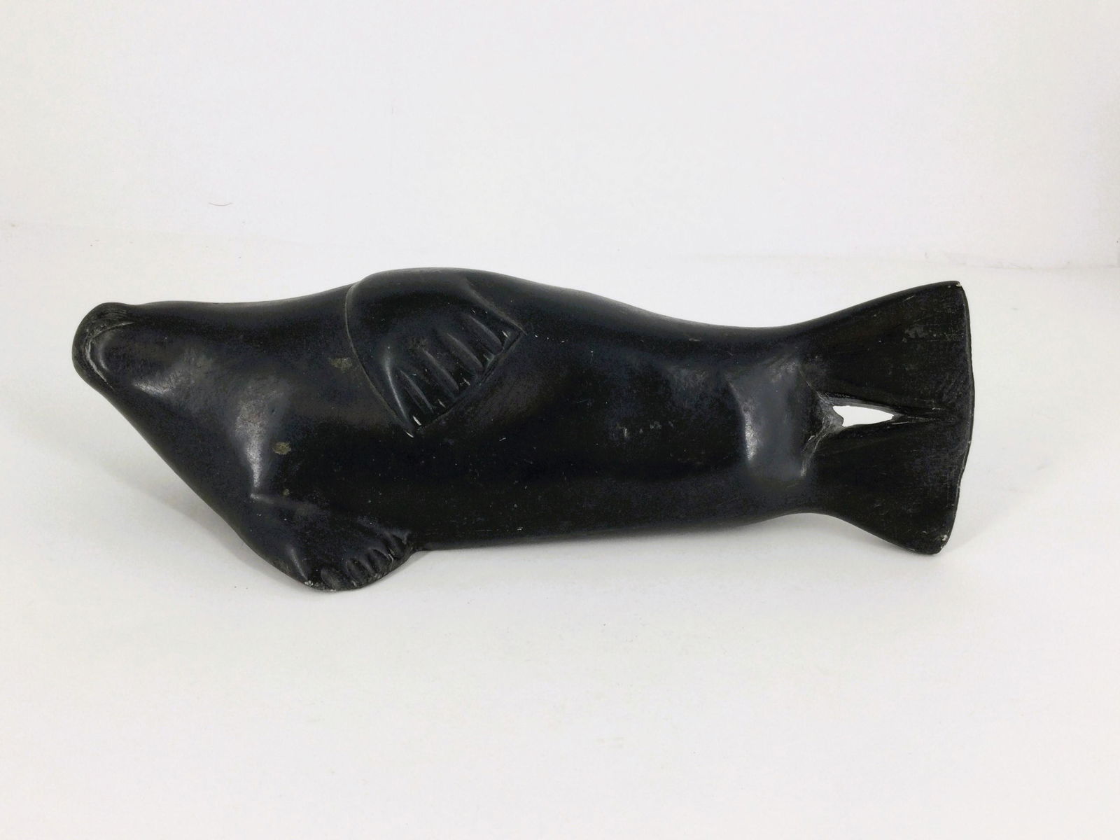 Eskimo Stone Carving, 1980, Signed (1 of 8)