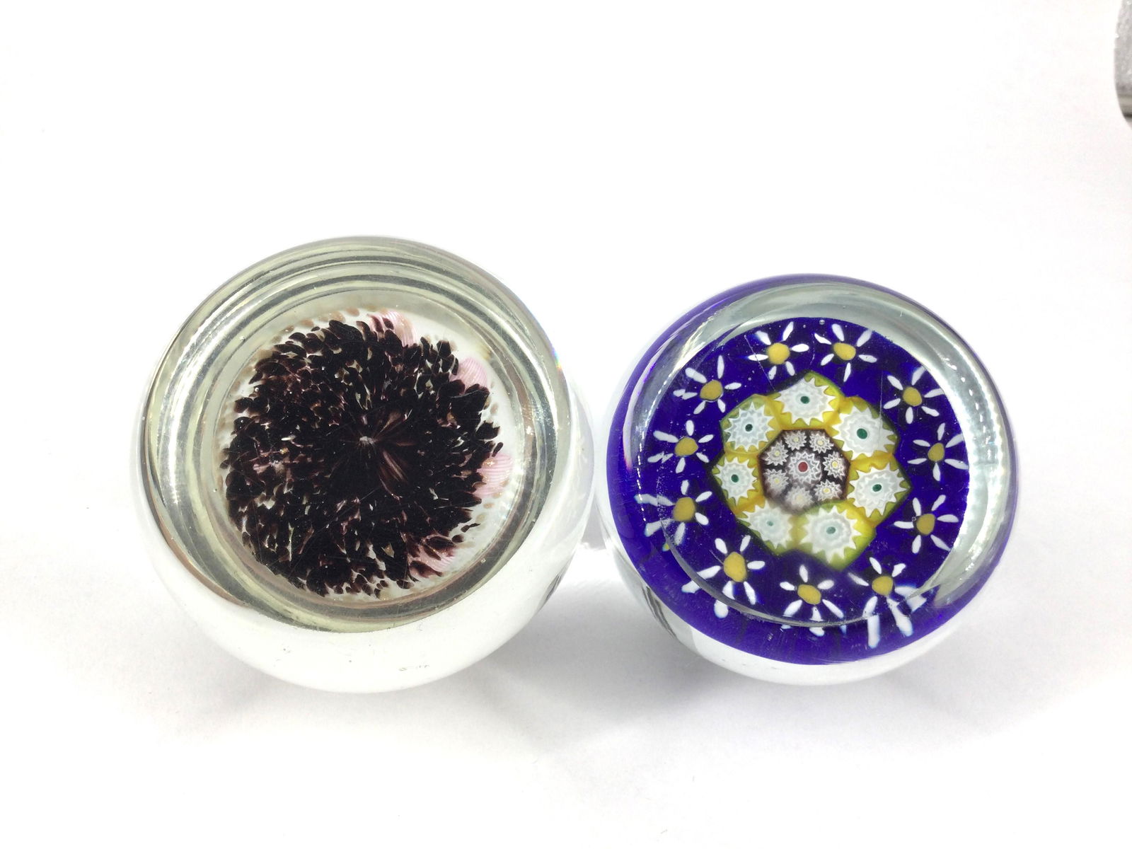 Pair Murano Art Glass Paperweights (1 of 3)
