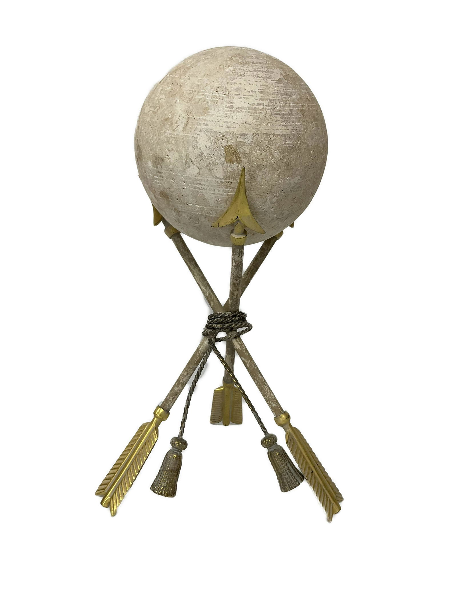 3 Arrows Holding A Sphere Stone Center Piece (1 of 2)