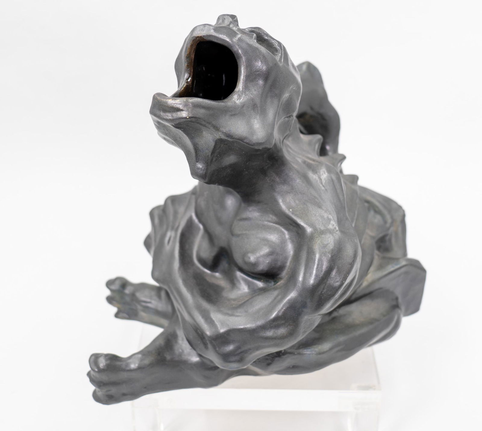 Grotesque Figural Ceramic Pitcher (1 of 6)