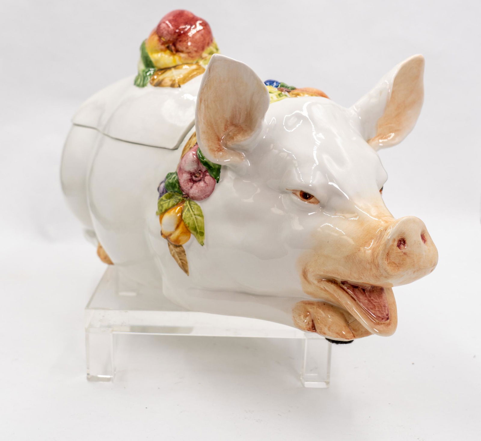 Made in Italy Porcelain Pig Soup Tureen/Cookie Jar (1 of 7)