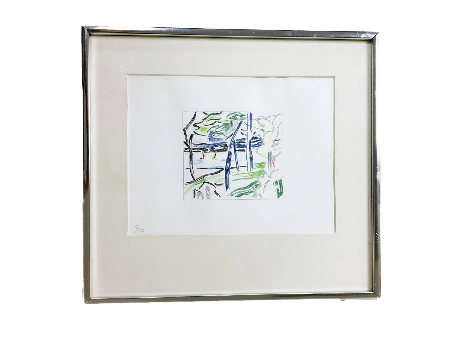 Roy Lichtenstein  (American, 1923 â€“ 1997) L.E. Offset Lithograph (1 of 4)