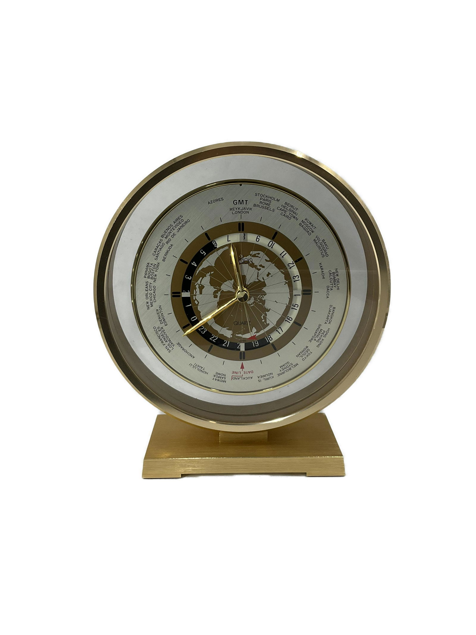 Vintage Linden Quartz Table Clock  1950's (1 of 4)