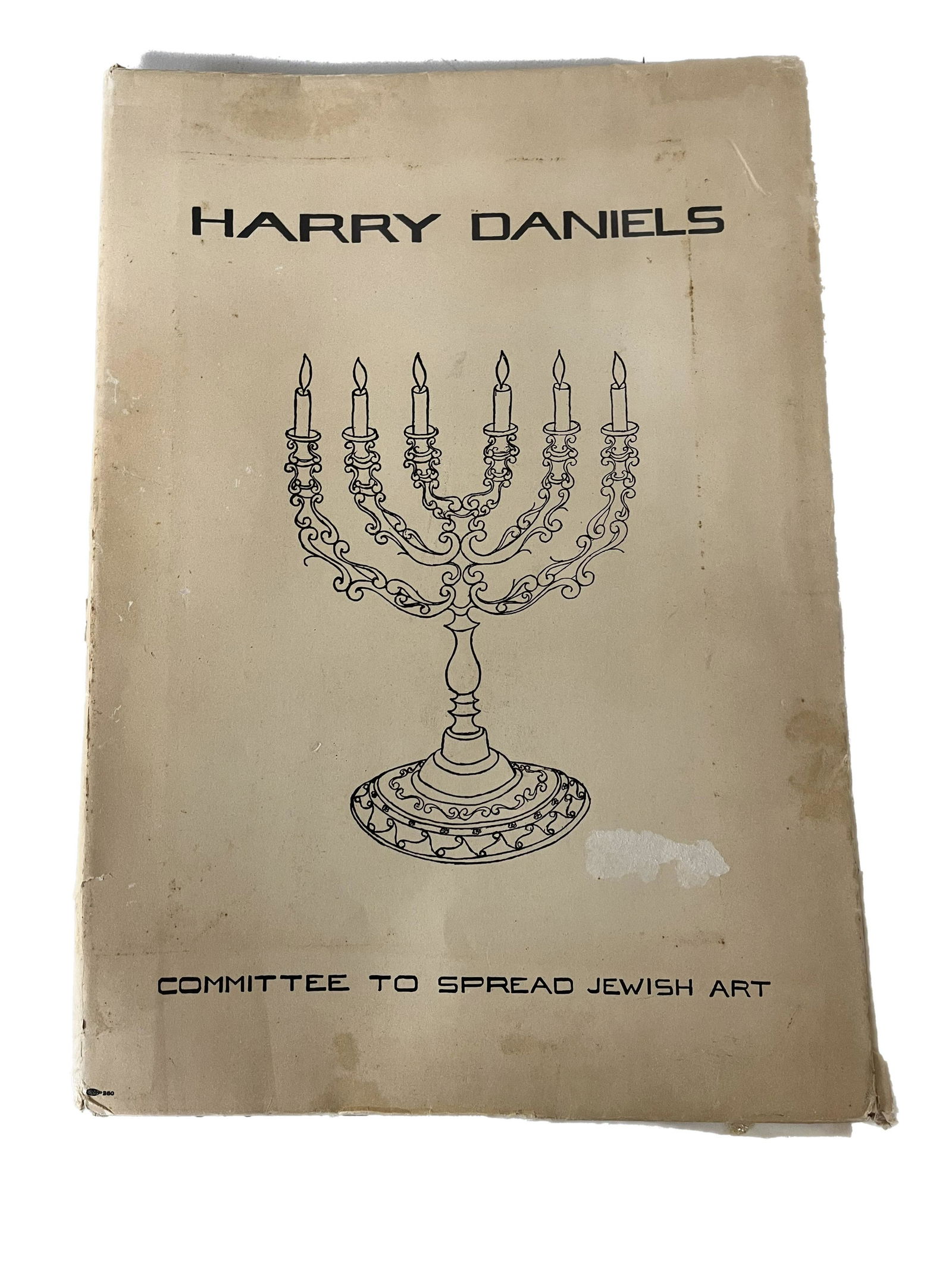 Harry Daniels (Polish) Unbound Art Portfolio - Committee to Spread Jewish Art Lithograph Set: Harry Daniels (Polish) Unbound Art Portfolio 'Committee to Spread Jewish Art' by KATZ, MANET AND MOSES SOYER with 14 Black and White Lithograph Plates. Signature on the back, inside of book - A gift t