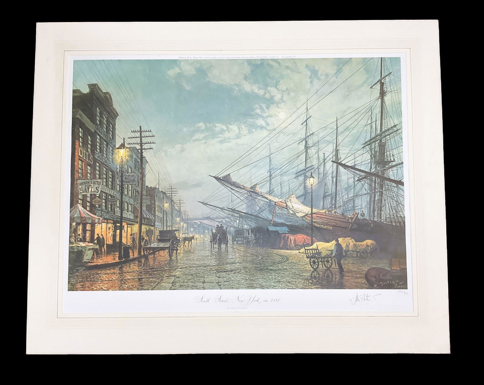 John Stobart Signed New York Lithograph (1 of 4)