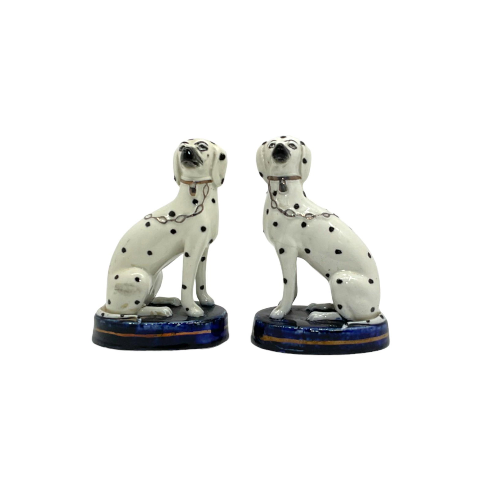 Old Staffordshire England Ceramic Dogs (1 of 5)