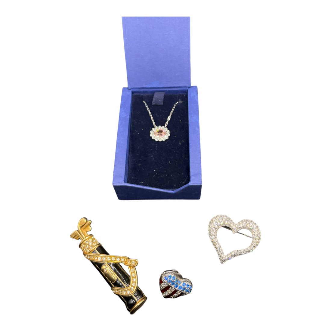 Signed Swarovski Jewelry Lot of 4 pieces (1 of 4)