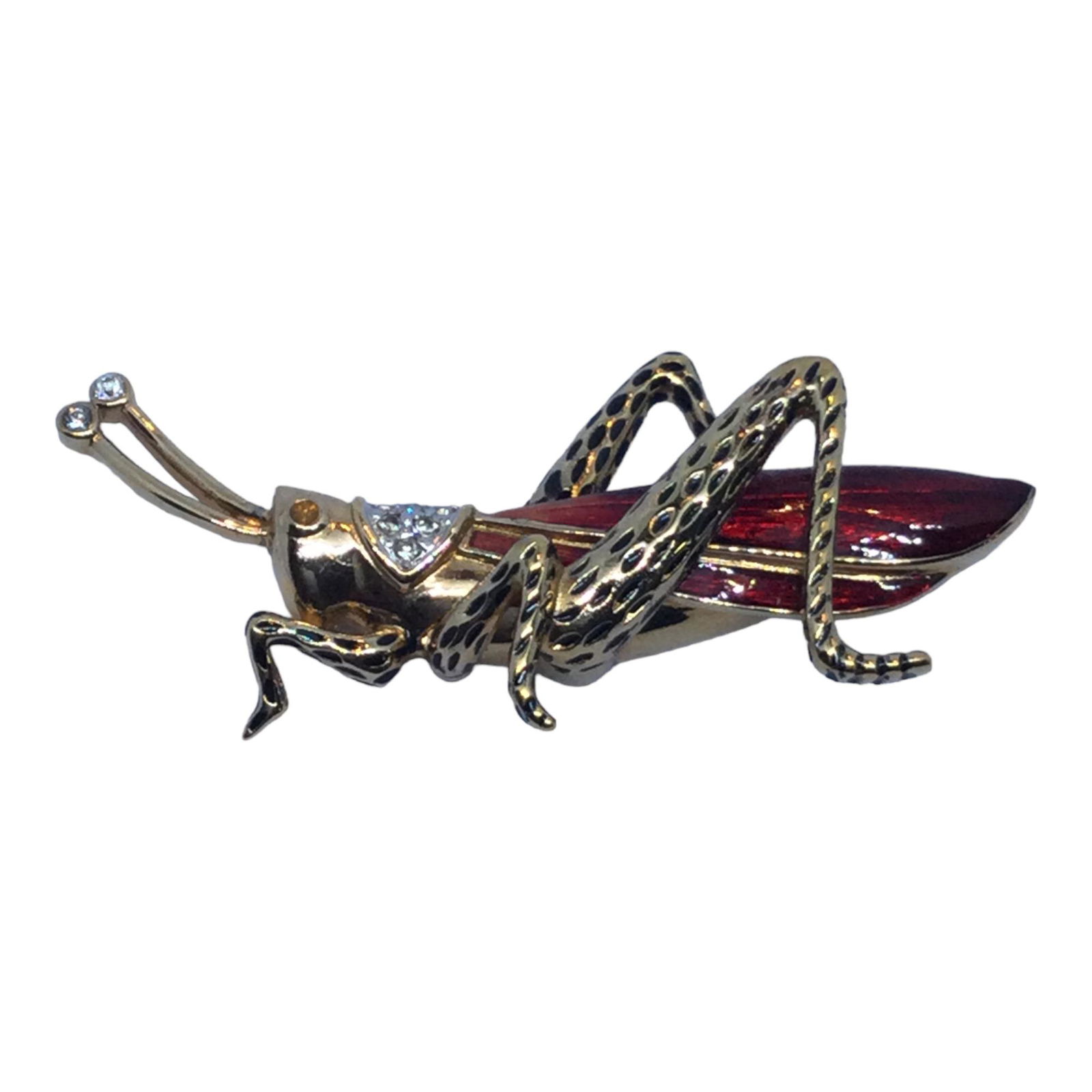 Judith Leiber Grasshopper Brooch (1 of 2)
