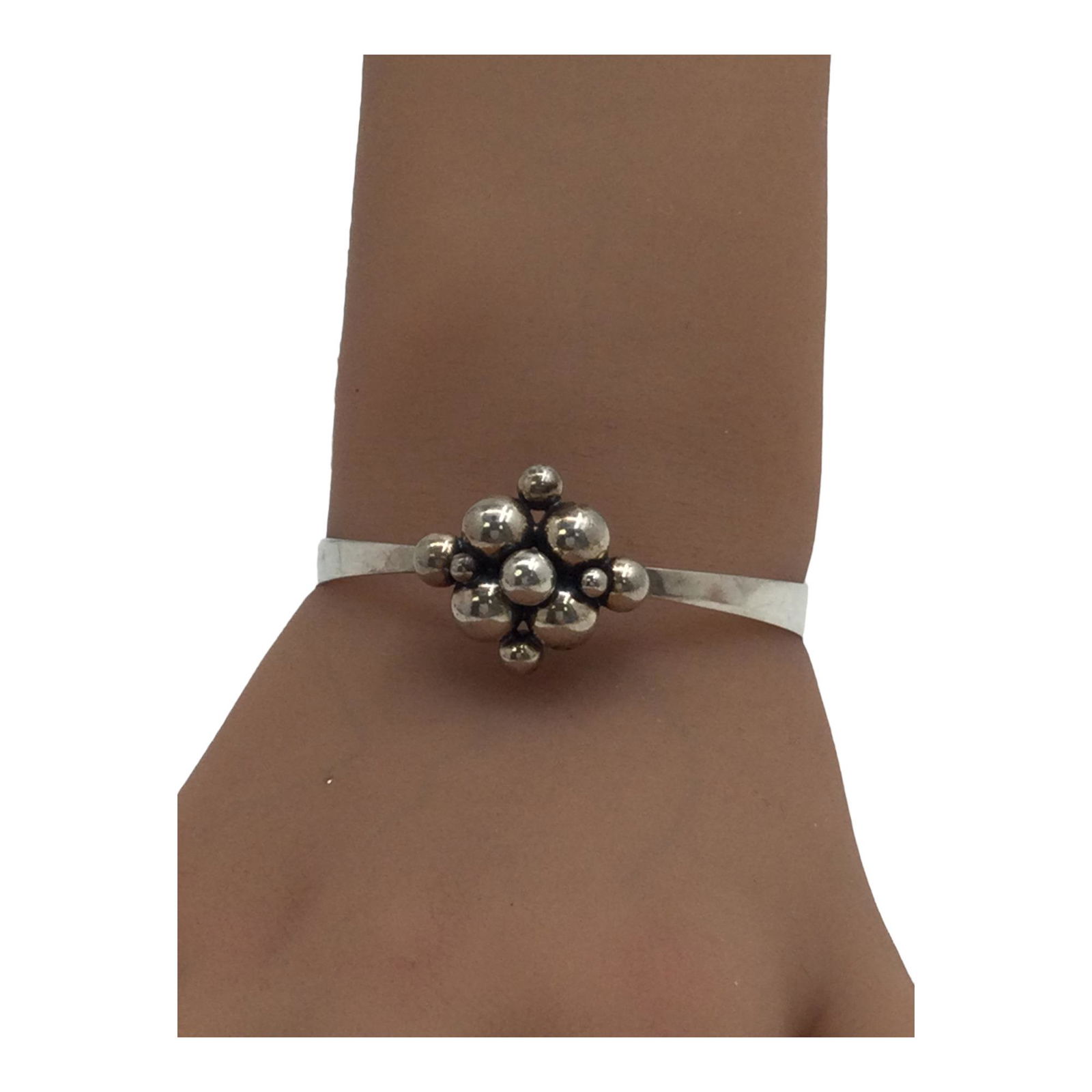 VIntage Erik Granit and Co., Finland 925 Sterling Silver Bangle Bracelet (1 of 4)