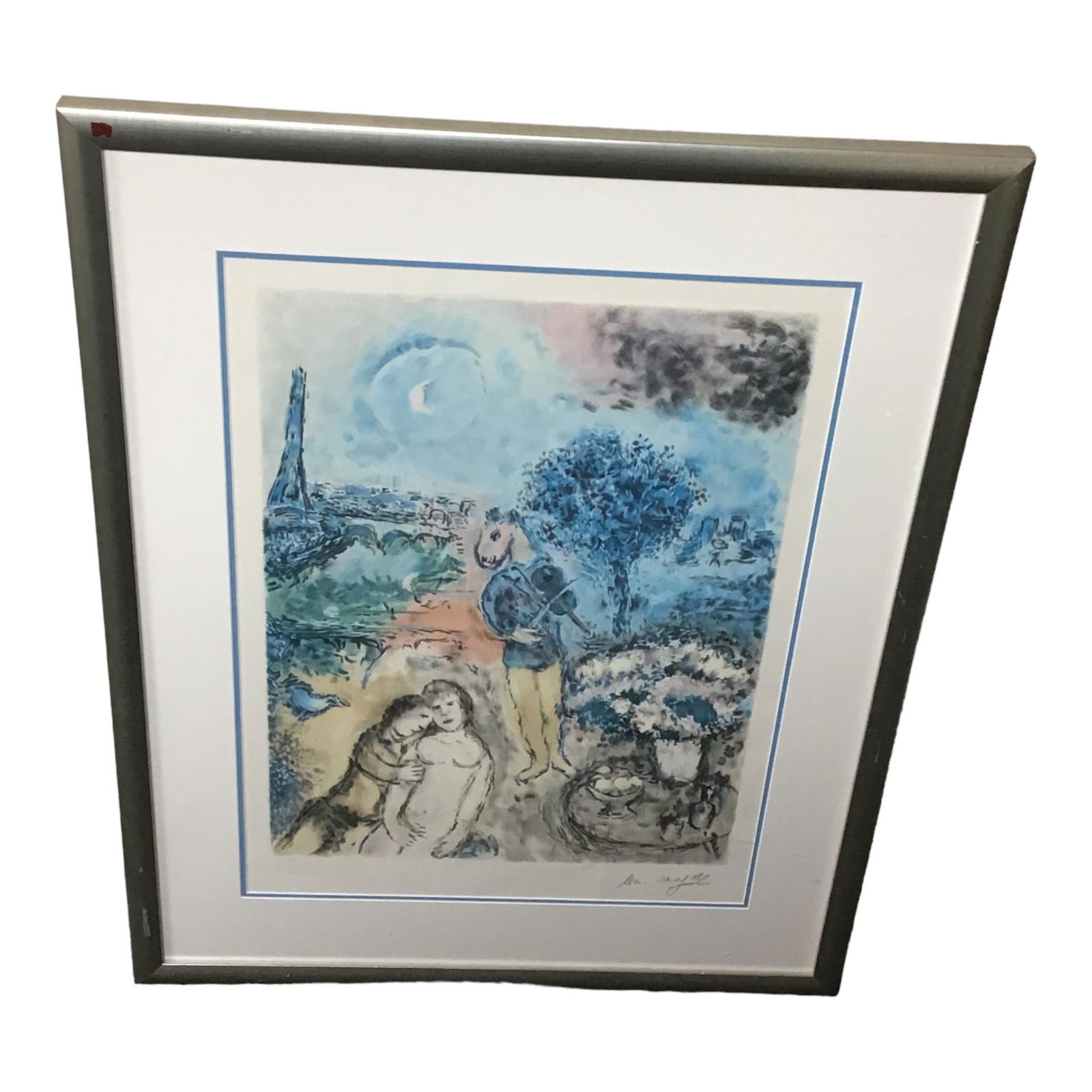 Marc Chagall  (French-Russian,1887-1985) numbered 'Serenade' Lithograph (1 of 6)