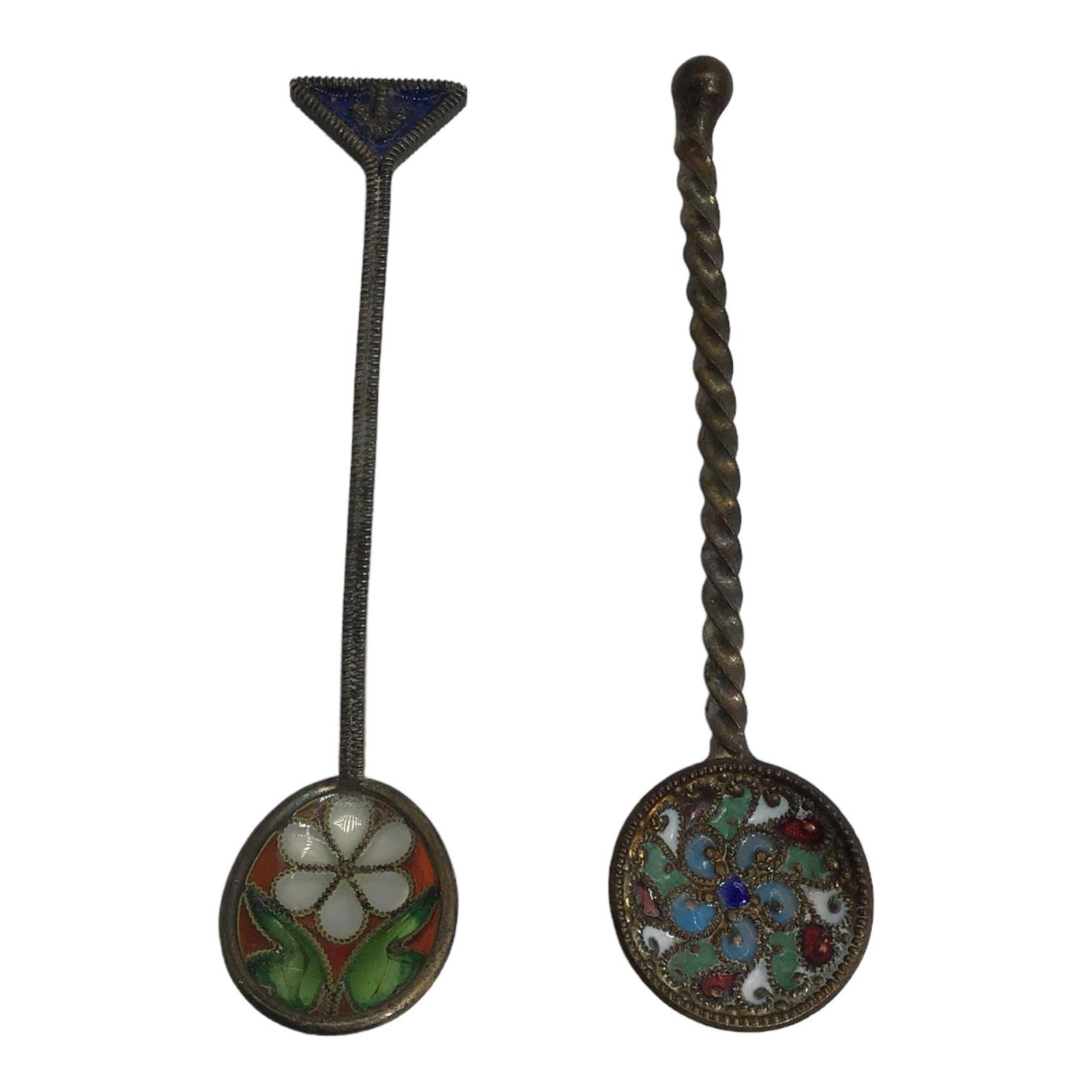 Lot of 2 Sterling Silver Caviar Spoons (1 of 4)