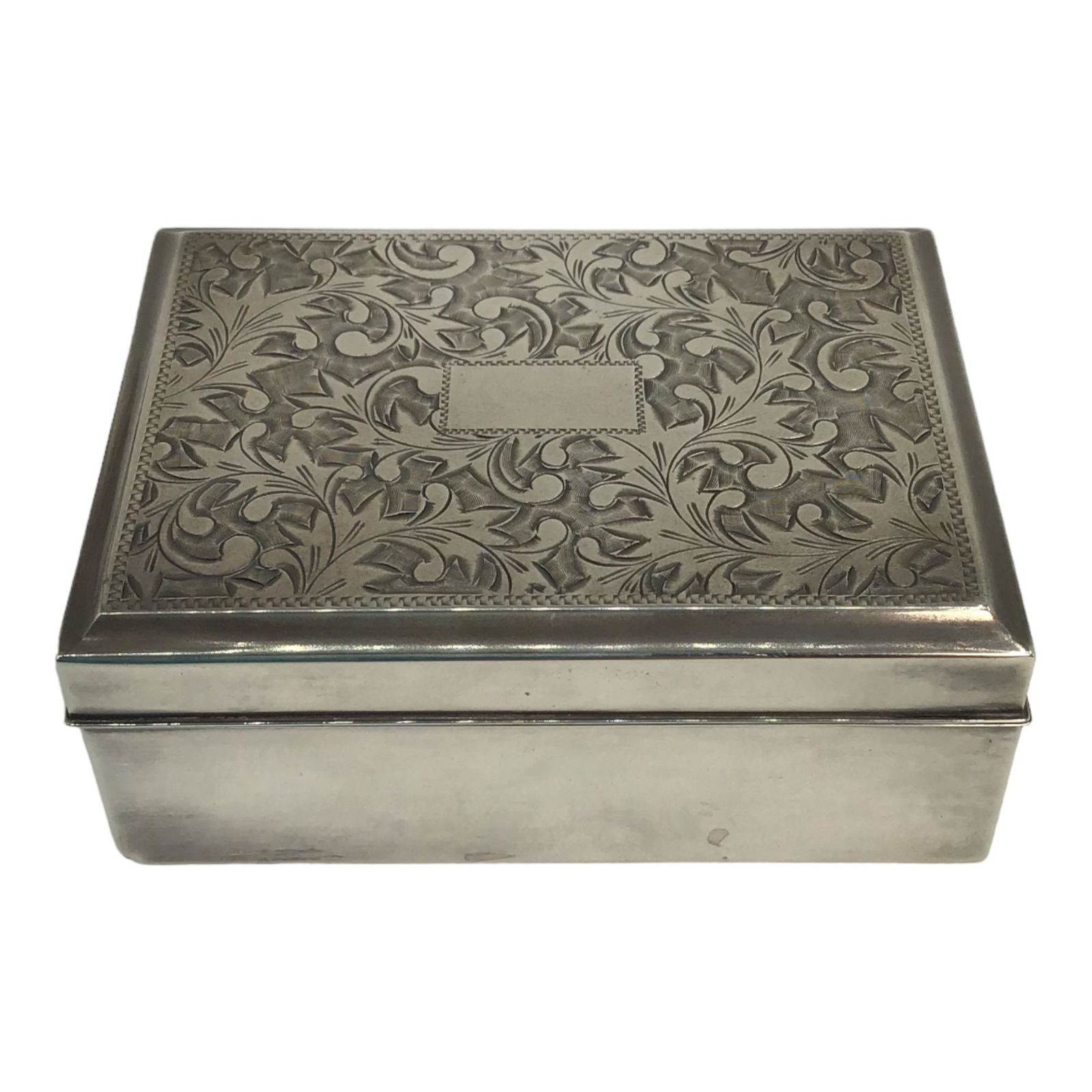 Marked 950 Silver Hinged Lidded Box (1 of 9)