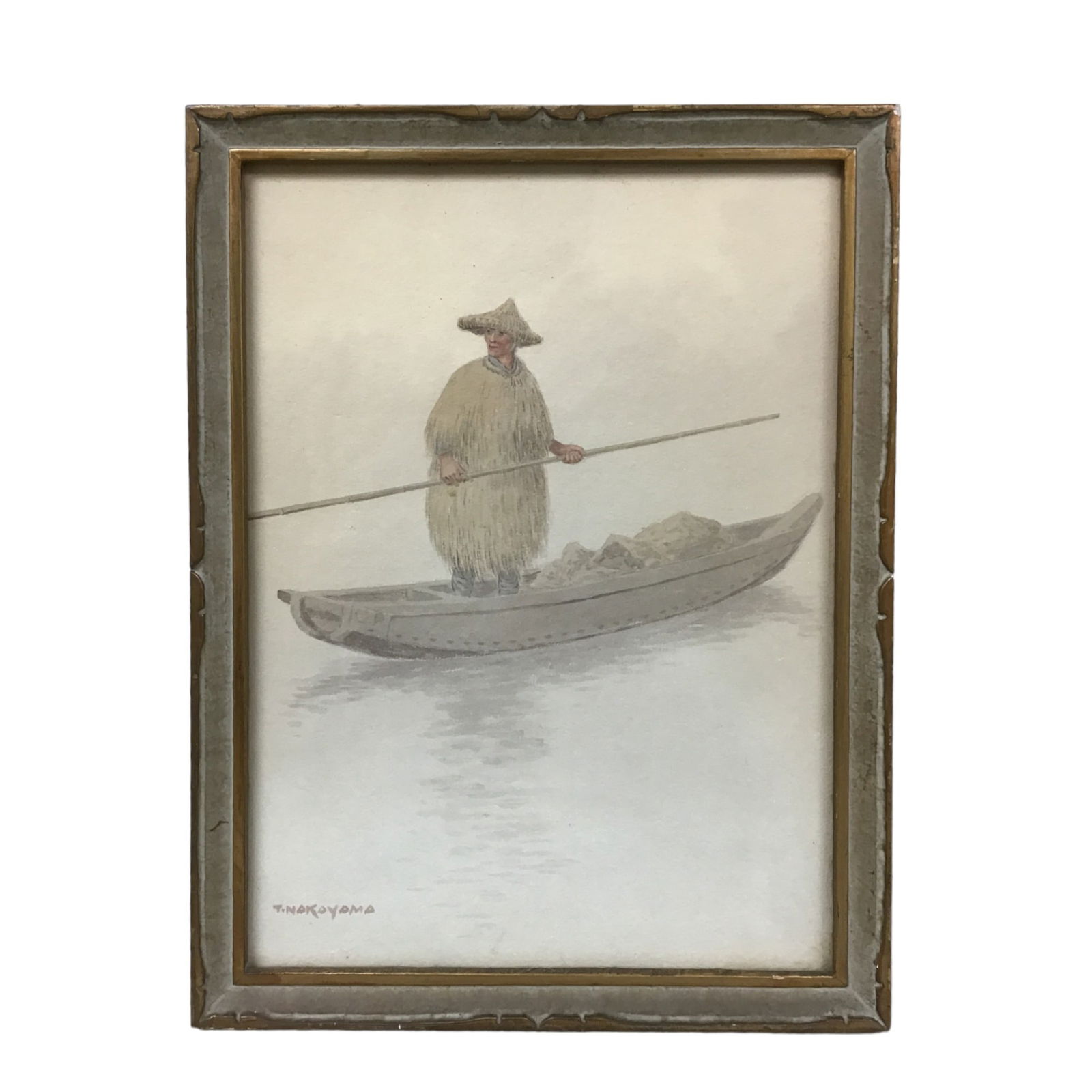 Takashi Nakayama (Japanese 1893-1978) Signed Watercolor (1 of 3)