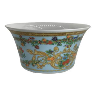 Versace - Form Ikarus- Paul Wunderlich - Rosenthal Bowl: Versace Rosenthal Studio-Linie 'Le Jardin des Papillons' Bowl Form: Ikarus - Paul Wunderlich. IMPORTANT: NO In-House Shipping, Please read our shipping terms for provider.